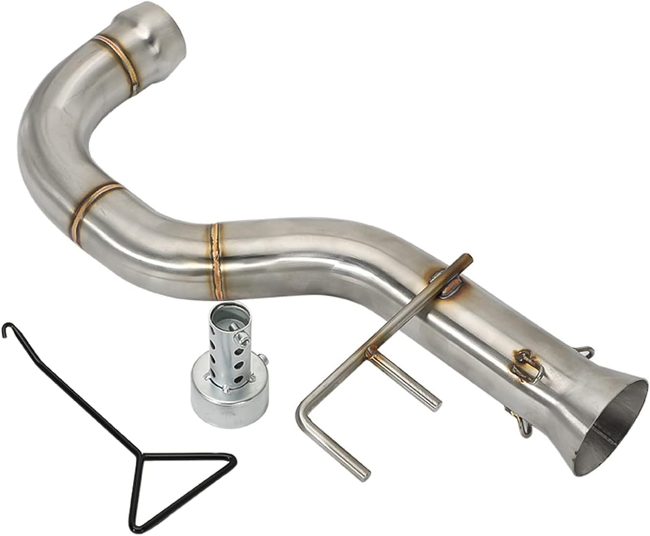 Silencers Motorcycle Primary Exhaust Muffler Pipe Killer Silencer Stainles Steel Delete Pipe for Can-Am Can Am for Spyder 1330 for ATV F3 Exhaust Silencer Pipe image number 4