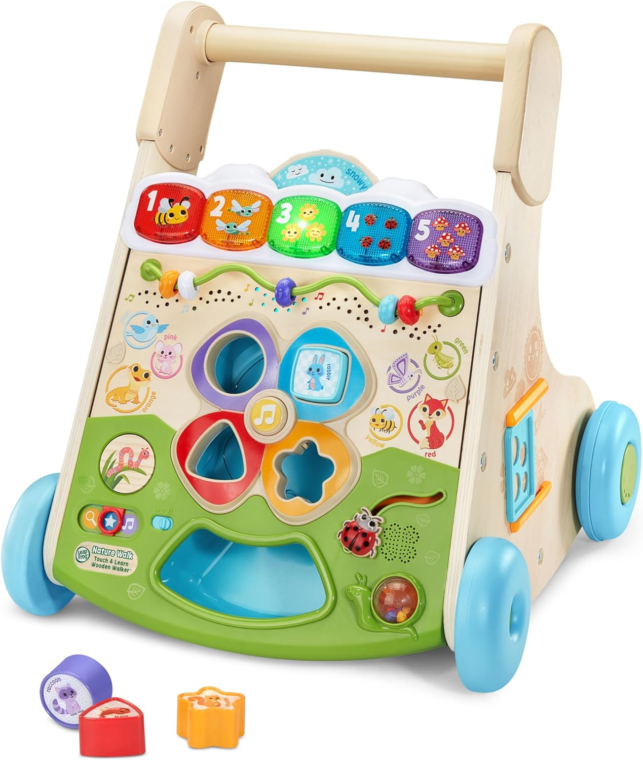 Nature Walk Wooden Activity Walker image number 1