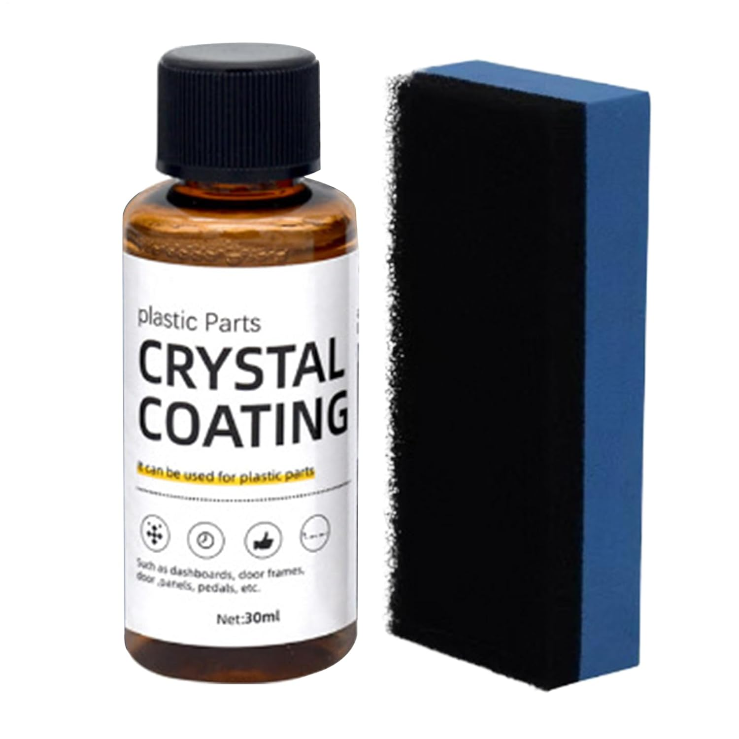 Car Restorer - 30Ml Coating Refurbish Agent,Long-Lasting Protection Revitalizing Agent Shiny Door for Automotive Interior Dashboard Vehicle Care image number 6