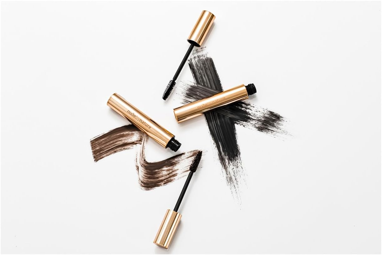 Nude by Nature Absolute Volumising Mascara Black 01 - Black image number 4