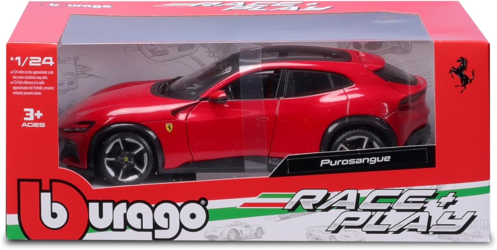 Bburago - Ferrari Purosangue R&P - Realistic 1:24 Scale Model Car, Official Ferrari Licence, Recommended Age 3+ Years image number 1