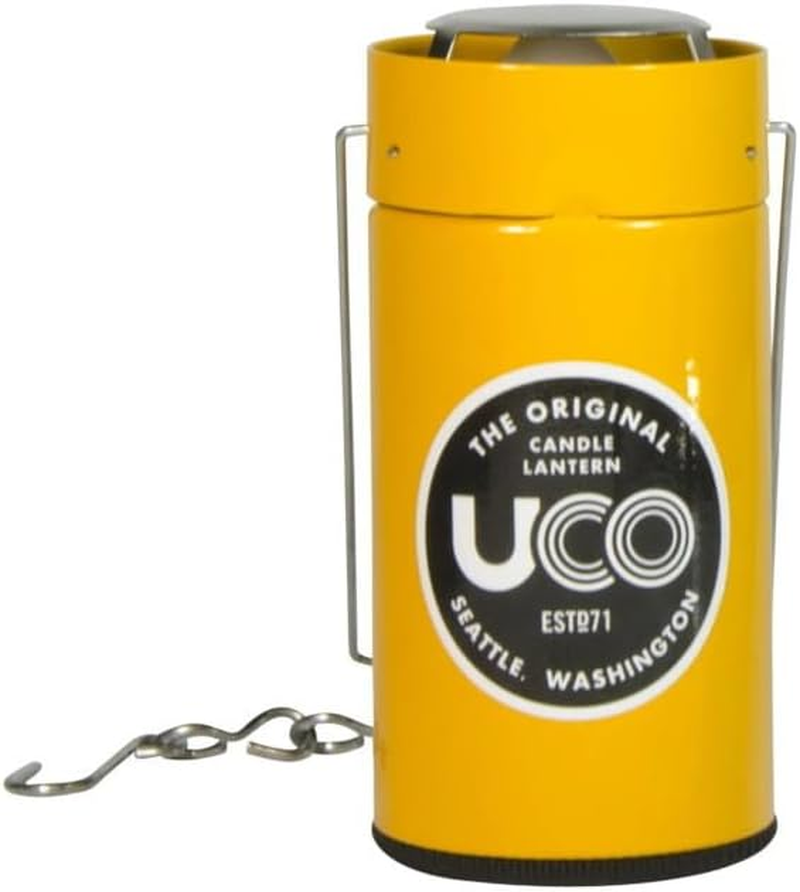 UCO 24356 Outdoor Camping Candle Lantern, Yellow image number 1