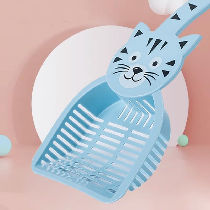 LAKYMIE Pack of 2 Litter Scoop Cat Litter Scoop Plastic Litter Scoop Cat Litter Scoop for Pets Cats Dogs