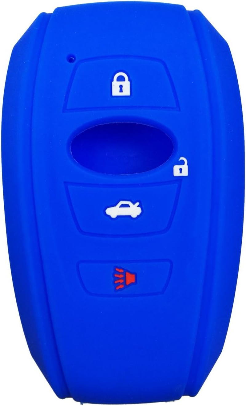 2Pcs Coolbestda 4 Buttons Smart Key Fob Protector Case Cover Keyless Entry Shell for Subaru BRZ 2015-2022 Legacy 2020 2021 2022 2023 Outback Ascent Crosstrek Forester WRX image number 3