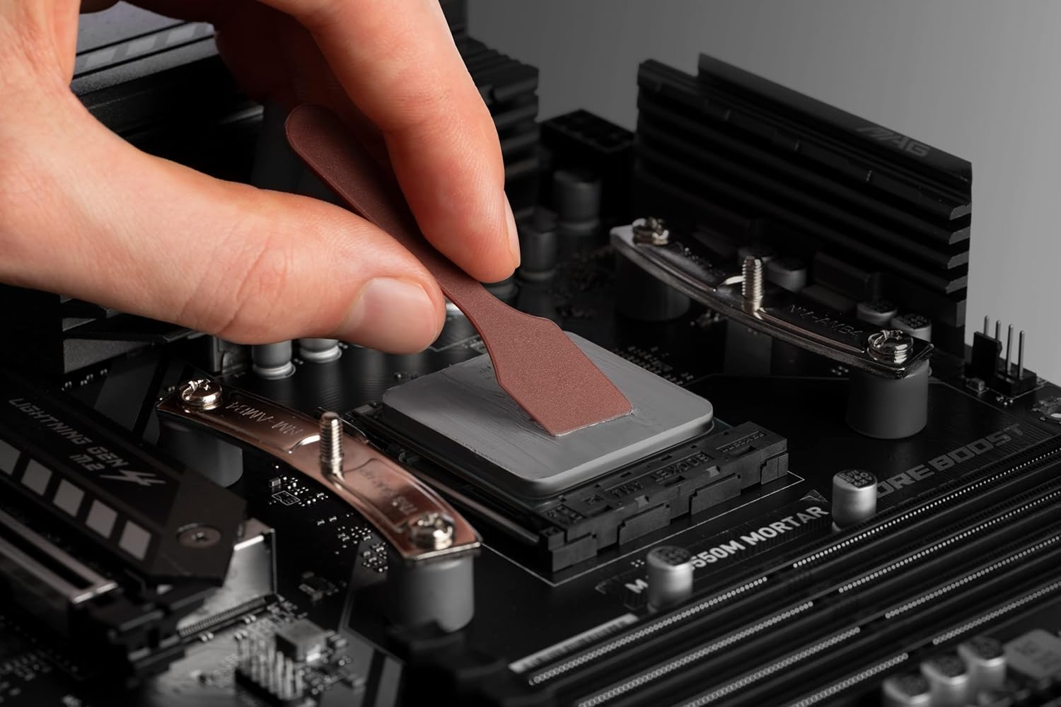 Noctua NT-H1 3.5G SW Edition, Thermal Computer Paste with Spatula and Cleaning Wipes image number 4