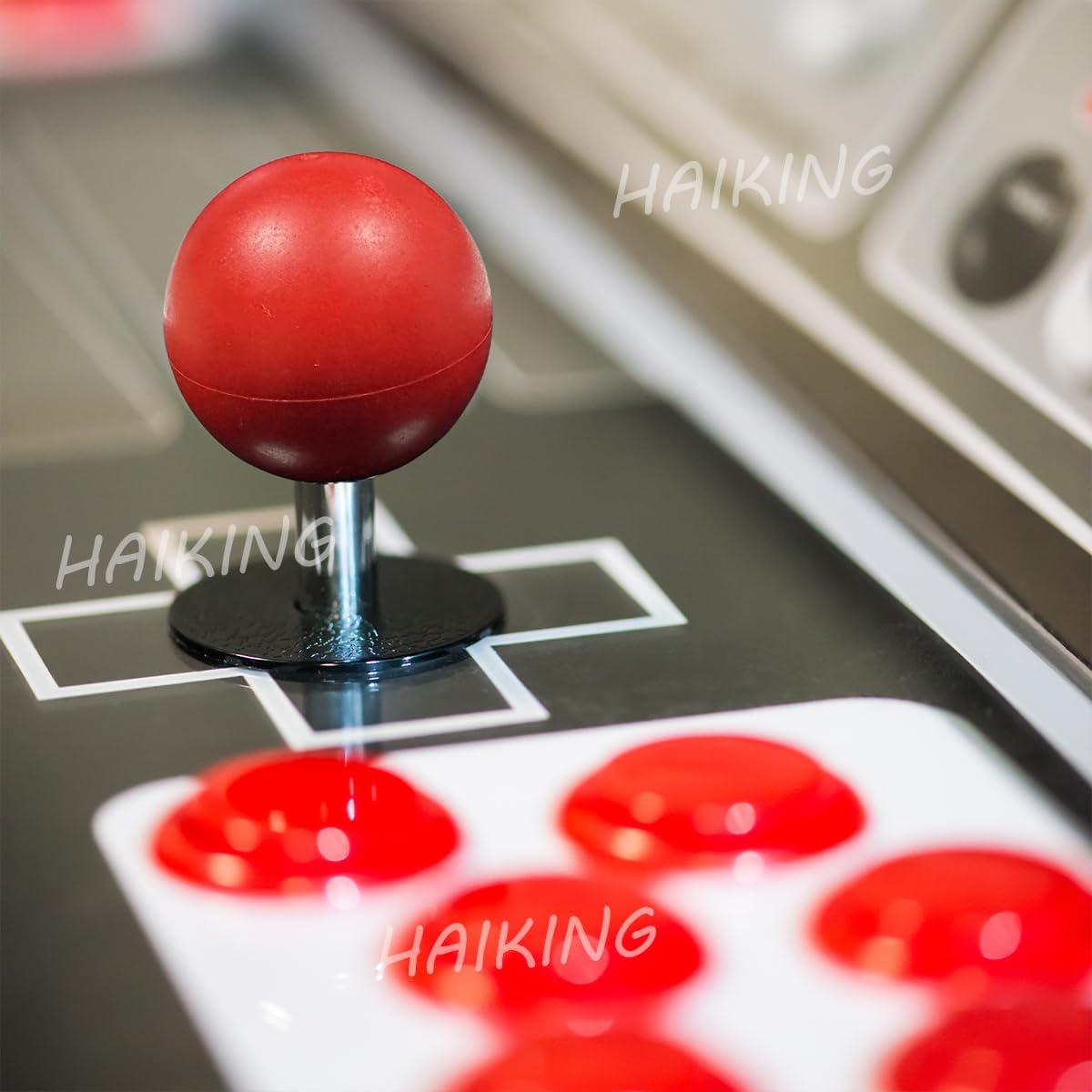 HAIKING Game Handle Replacement, 4 PCS M10 round Ball Handle for Parts Replacement (Red, Black) image number 6