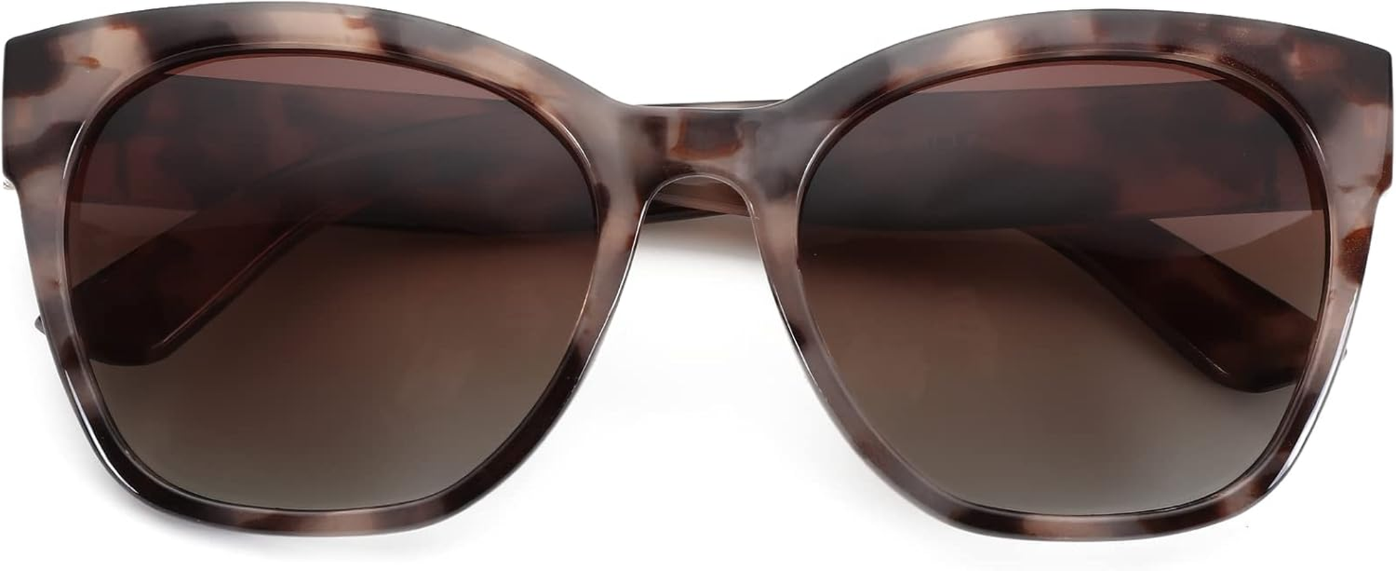 ZENOTTIC Cateye Polarized Sunglasses for Women - Oversized Sun Glasses UV400 Protection Retro Shades Designer Style image number 4