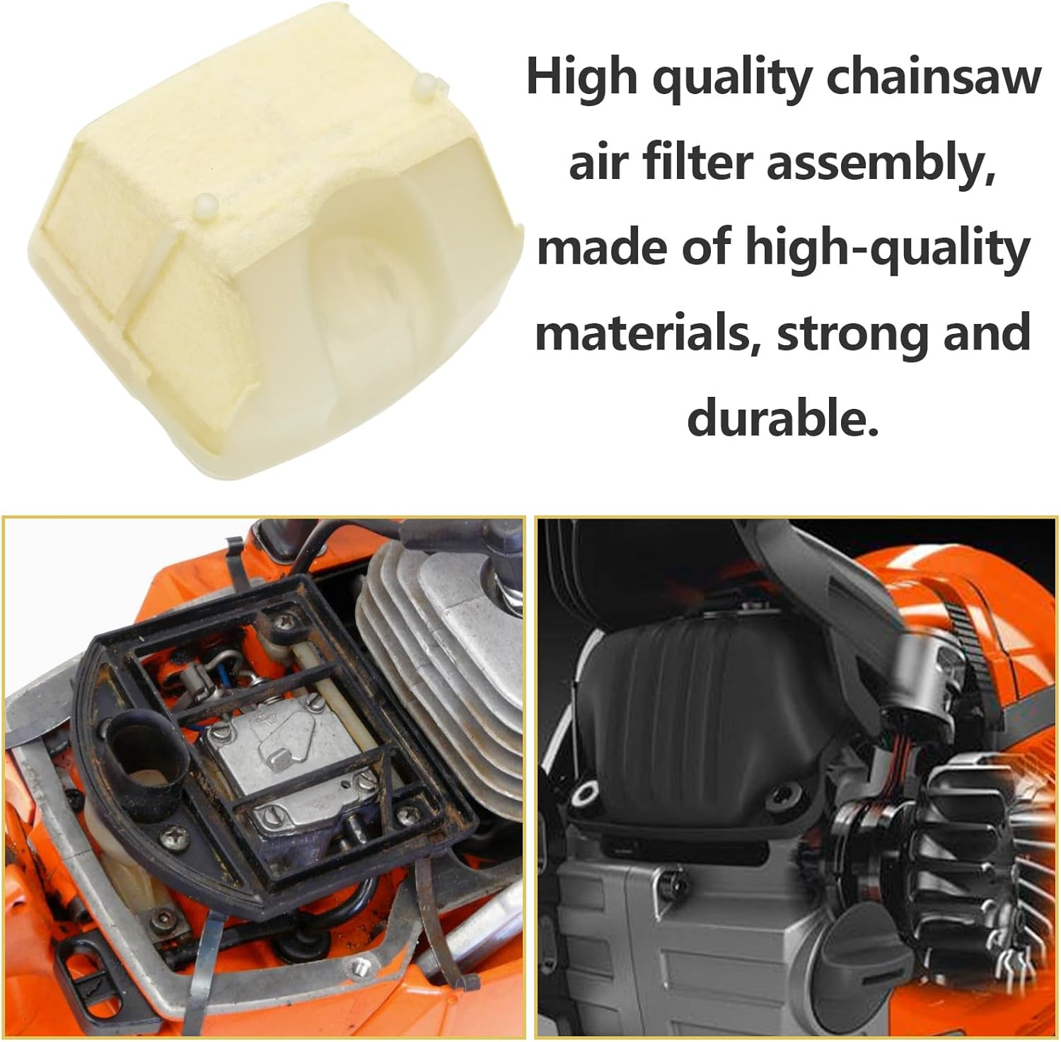 Chainsaw Air Filter Assy Replacement Parts Compatible with Husqvarna 562XP Accessories 522675003 522 67 50-03 Air Filter Replaces image number 2