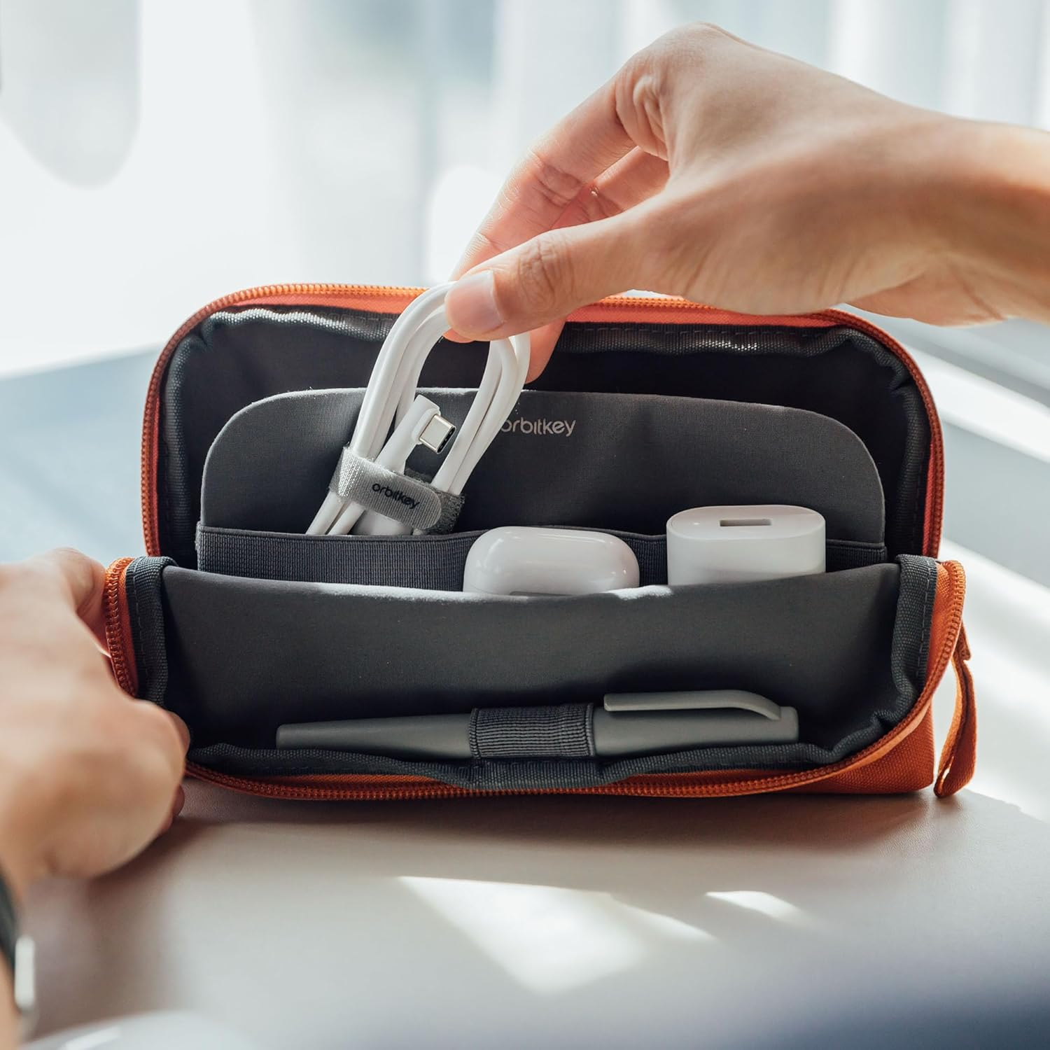 Orbitkey Desk Pouch - Terracotta image number 6