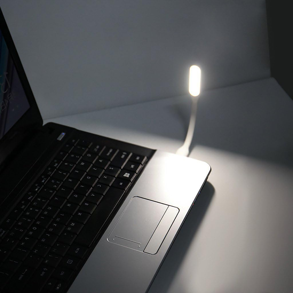 Mini USB Light for Keyboard, LED Laptop Computer Light, Flexible USB Lamp for Notebook PC, Adjustable Gooseneck Reading Lamp, LED Lighting Source image number 1