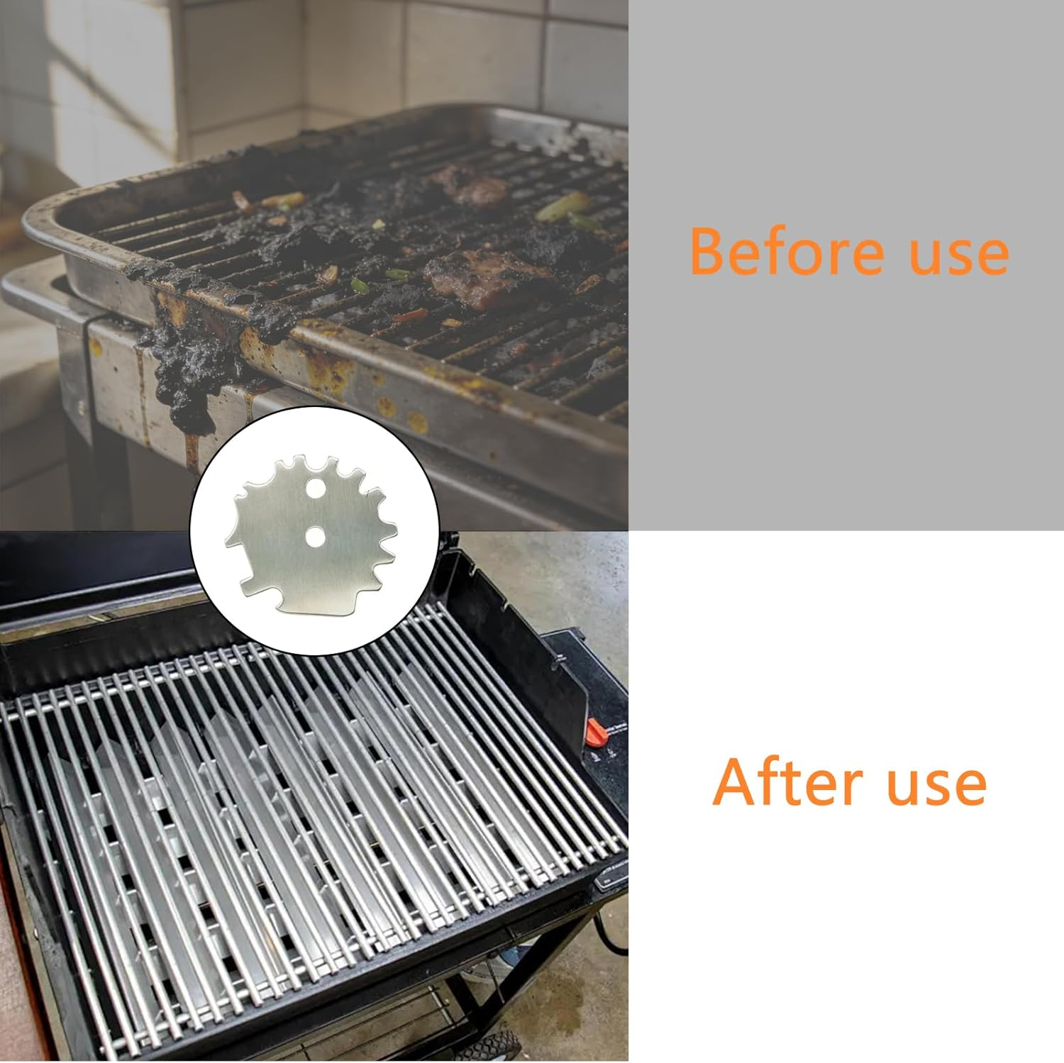 BBQ Grill Scraper Stocking Stuffers for Griddle Cleaner Kitchen Gadgets Camping Accessories Perfect Gifts for Christmas Men Dad Husband Boyfriend Fathers Day image number 4