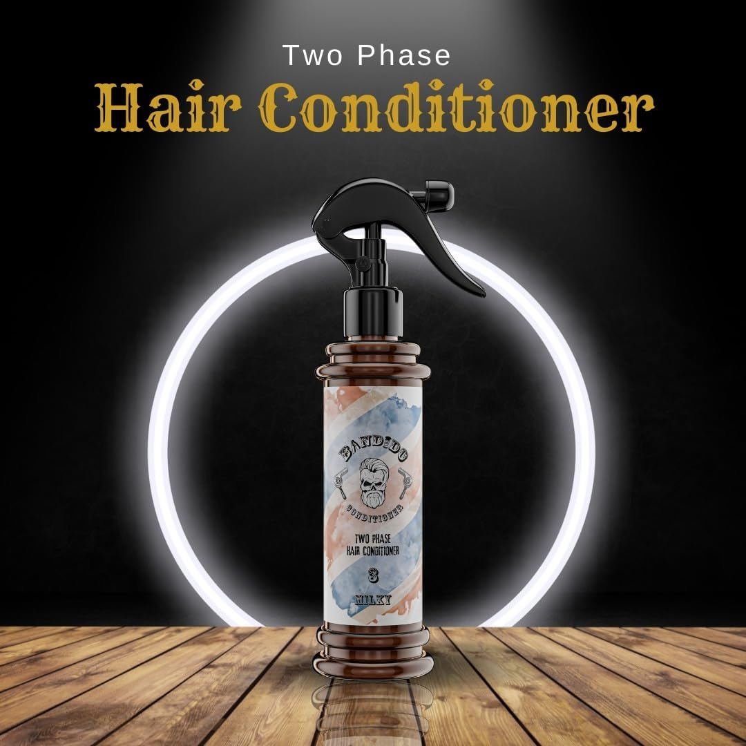 Bandido Two Phase Hair Conditioner 350 Ml, 2-Phase Conditioner for Dry Hair (Milky) image number 6