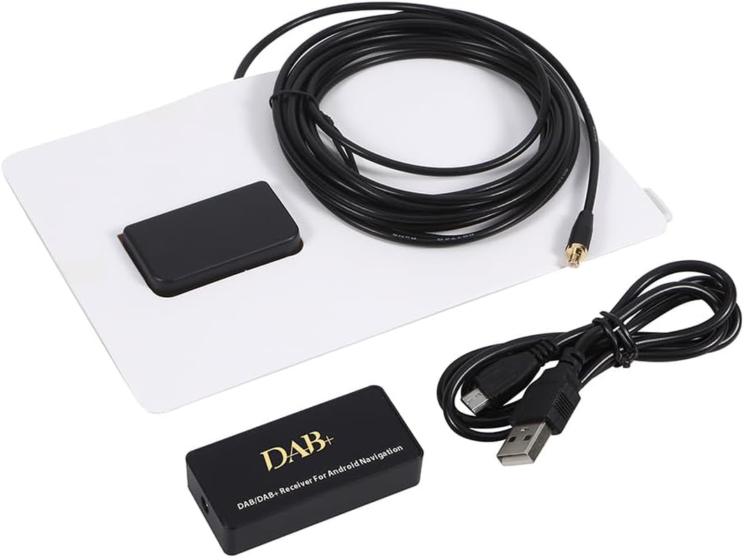 Car DAB+ Box Digital Receiver Digital Radio Tuner Adapter Universal for Android Car Stereo Head Unit Raido USB Connection