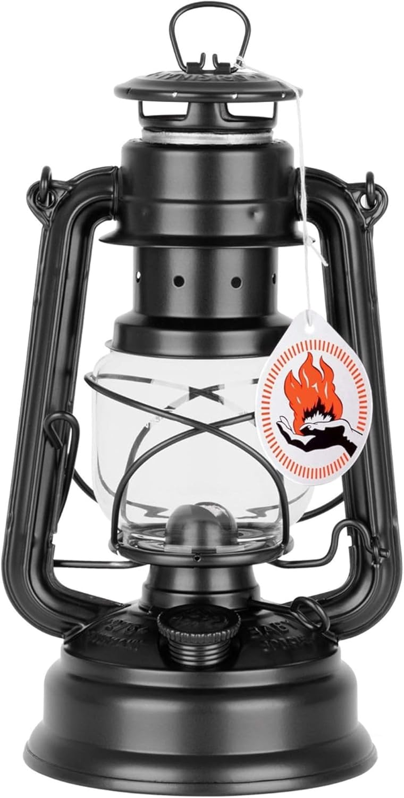 Feuerhand Baby Special 276 Storm Lantern - Made in Germany since 1893 - Petroleum Lamp Made of Powder-Coated Steel and Shatterproof Glass - Matte Black image number 6