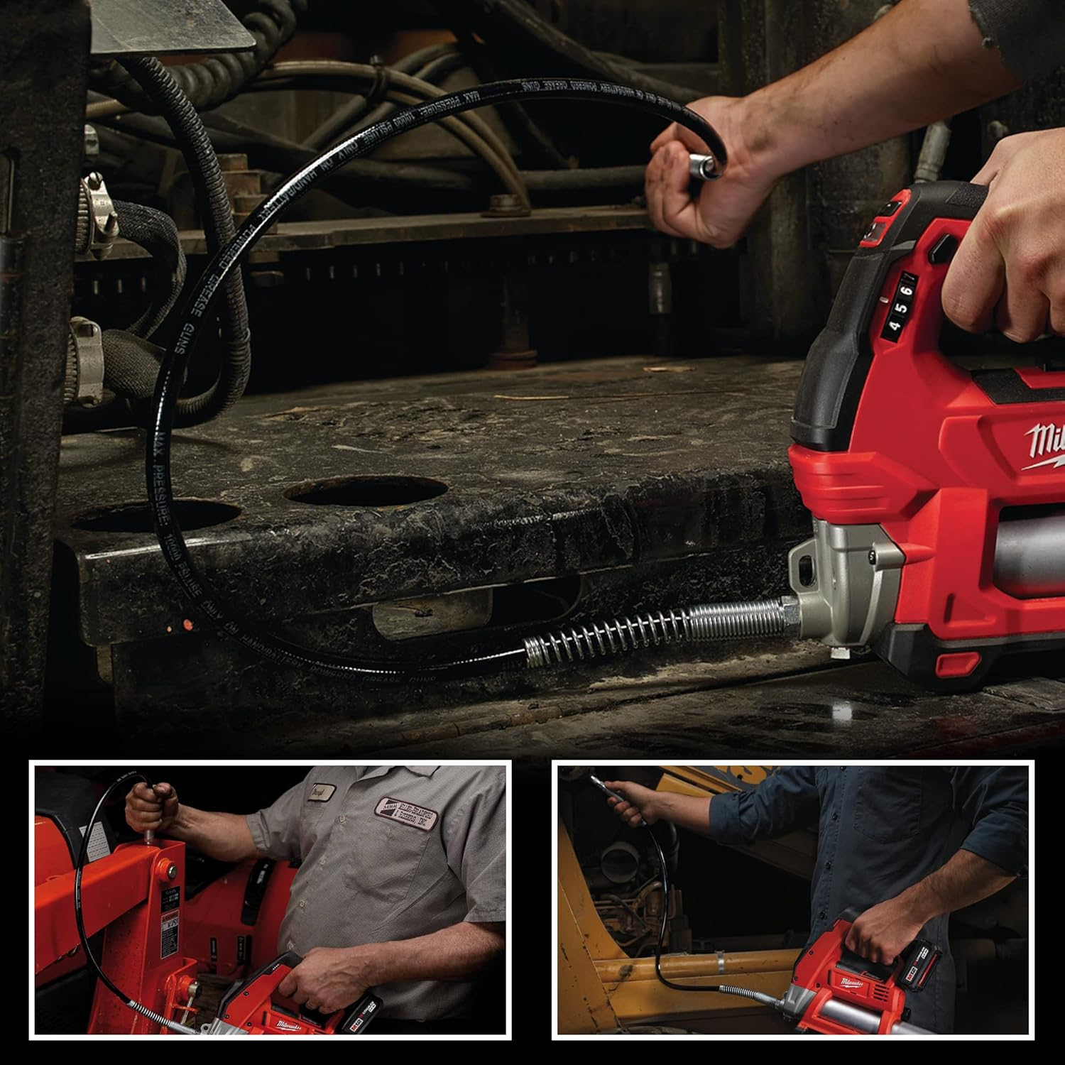 39In 6-Piece Grease Gun Hose Kit, Grease Gun Accessories Set Includes 2Pcs 39" Flex Grease Hose Extension, 2Pcs 4-Jaw Standard Grease Couplers and 2Pcs Sharp Nozzles (1/8" NPT)&hellip; image number 1