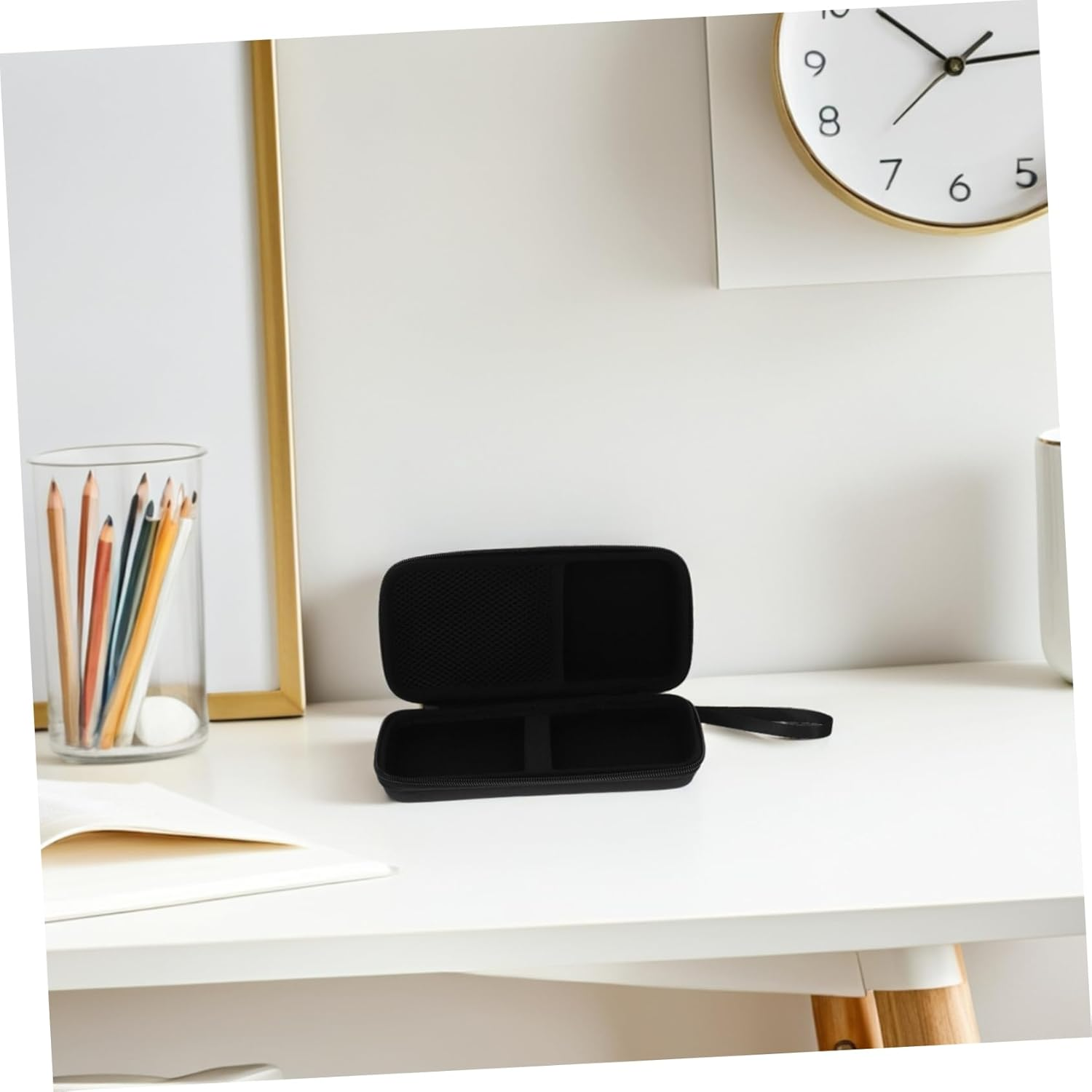 TEHAUX Graphing Calculator Storage Bag Hard Shell Case Mesh Pocket Large Capacity Protective Carrying Case for Ti-Plus Models and Scientific Calculators image number 5