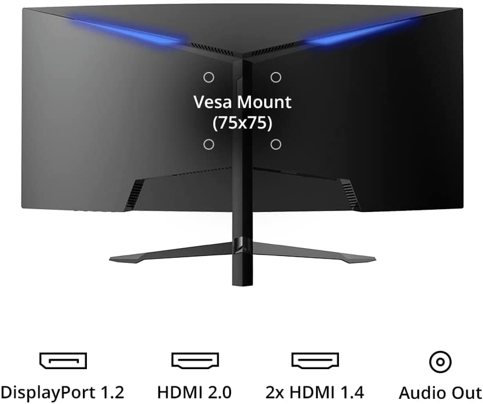 Prism+ X300 30" Curved Gaming Monitor, 21:9 UWFHD (2560X1080), 200Hz, 1Ms MPRT, 1800R Curved, AMD Freesync Premium, Eye Care Technology, Zerobezel, 3 Yrs Warranty image number 3