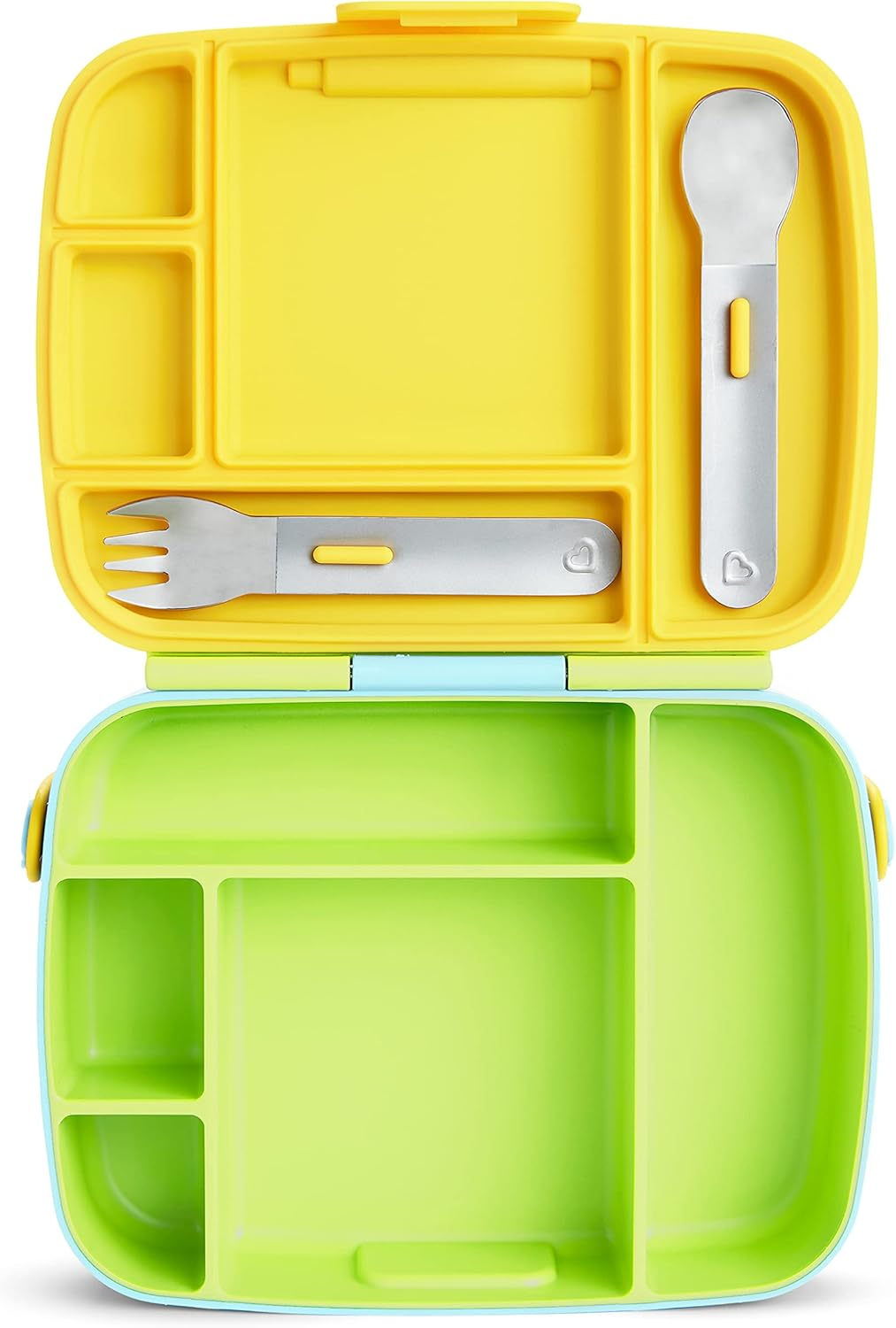 Munchkin&reg; Lunch&trade; Bento Box for Kids, Includes Utensils, Green - Green image number 3