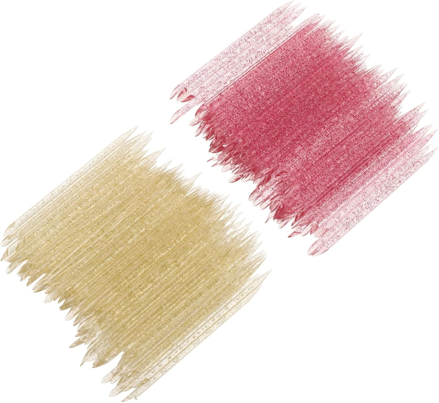 GAXIRE 600Pcs Manicure Tools Set Nail Tools Manicure Stick Nail Wax Pencil Rhinestones Picker Dotting Pen Cuticle Pusher Pen Multifunctional Plastic image number 2