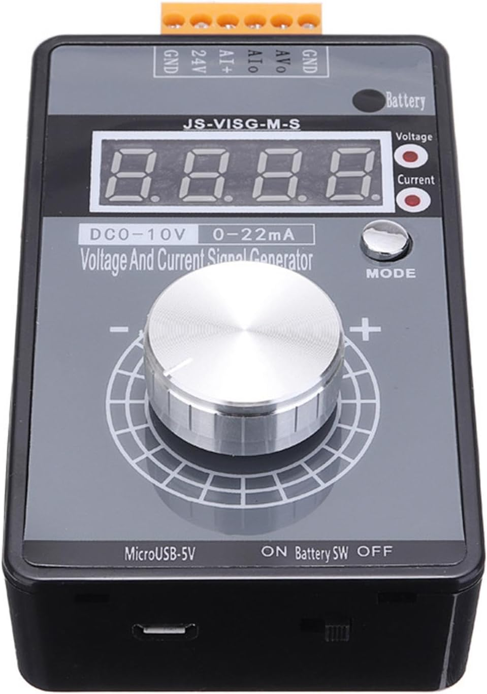 Adjustable Signal Generator 0-20MA 4-20MA Handheld Value Adjusting Multifunctional Adjustable Panel Portable DC 0-10V image number 5