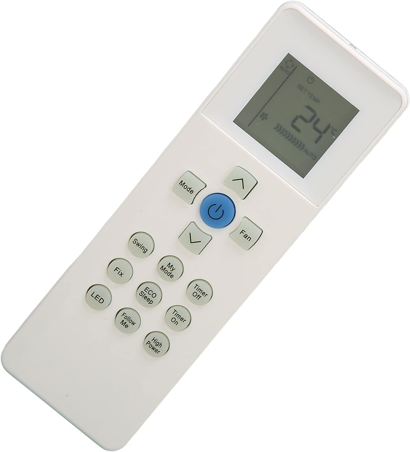 Replacement Remote Control for Carrier RG67N BGEF RG67V BGEF Air Conditioner, Air Conditioner Controller with Sensitive Buttons, Air Conditioner Remote Controller