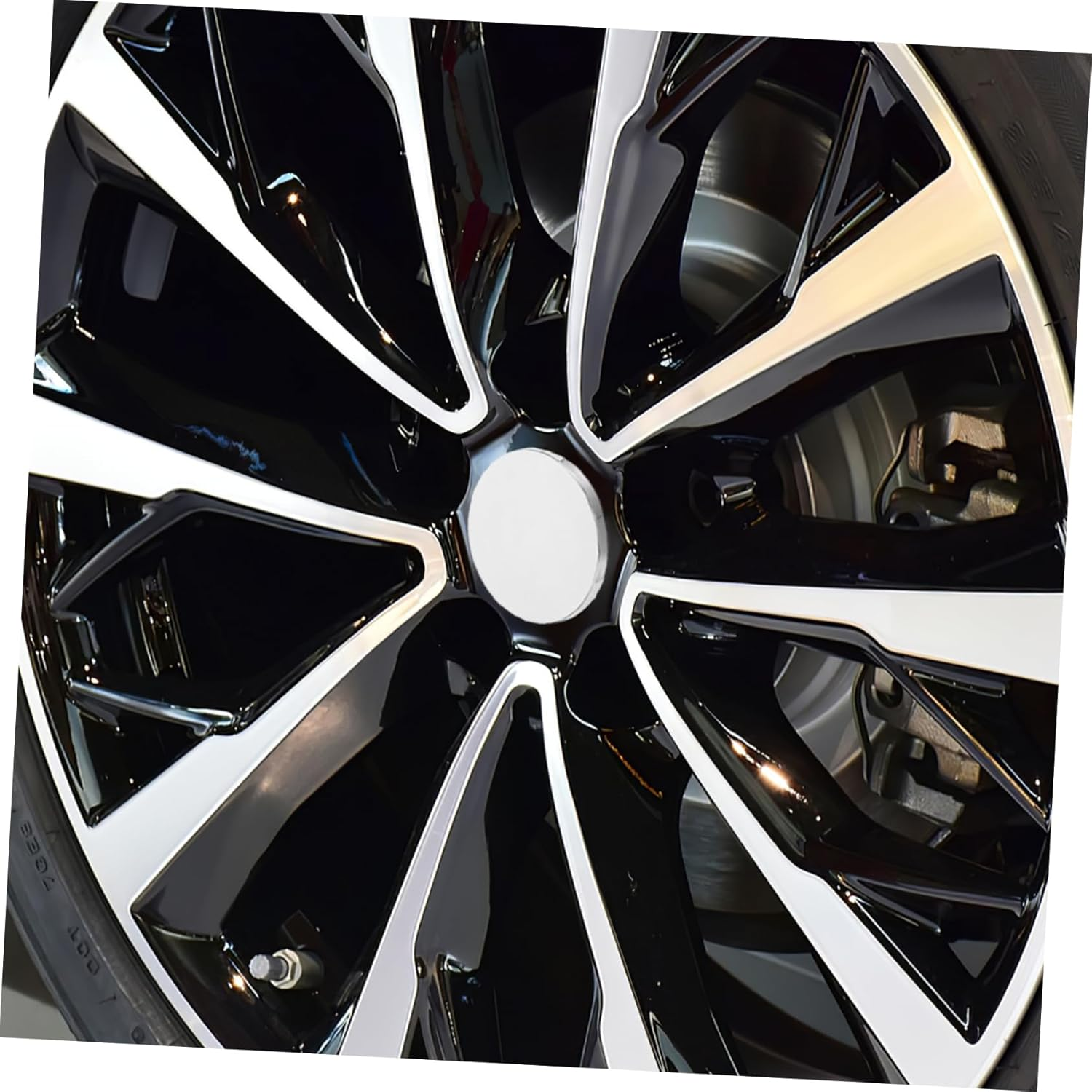 BESTYASH 4Pcs Car Tire Hub Center Cap Replacement Wheel Rim Hub Caps Automotive Center Hubcaps for Cars image number 5