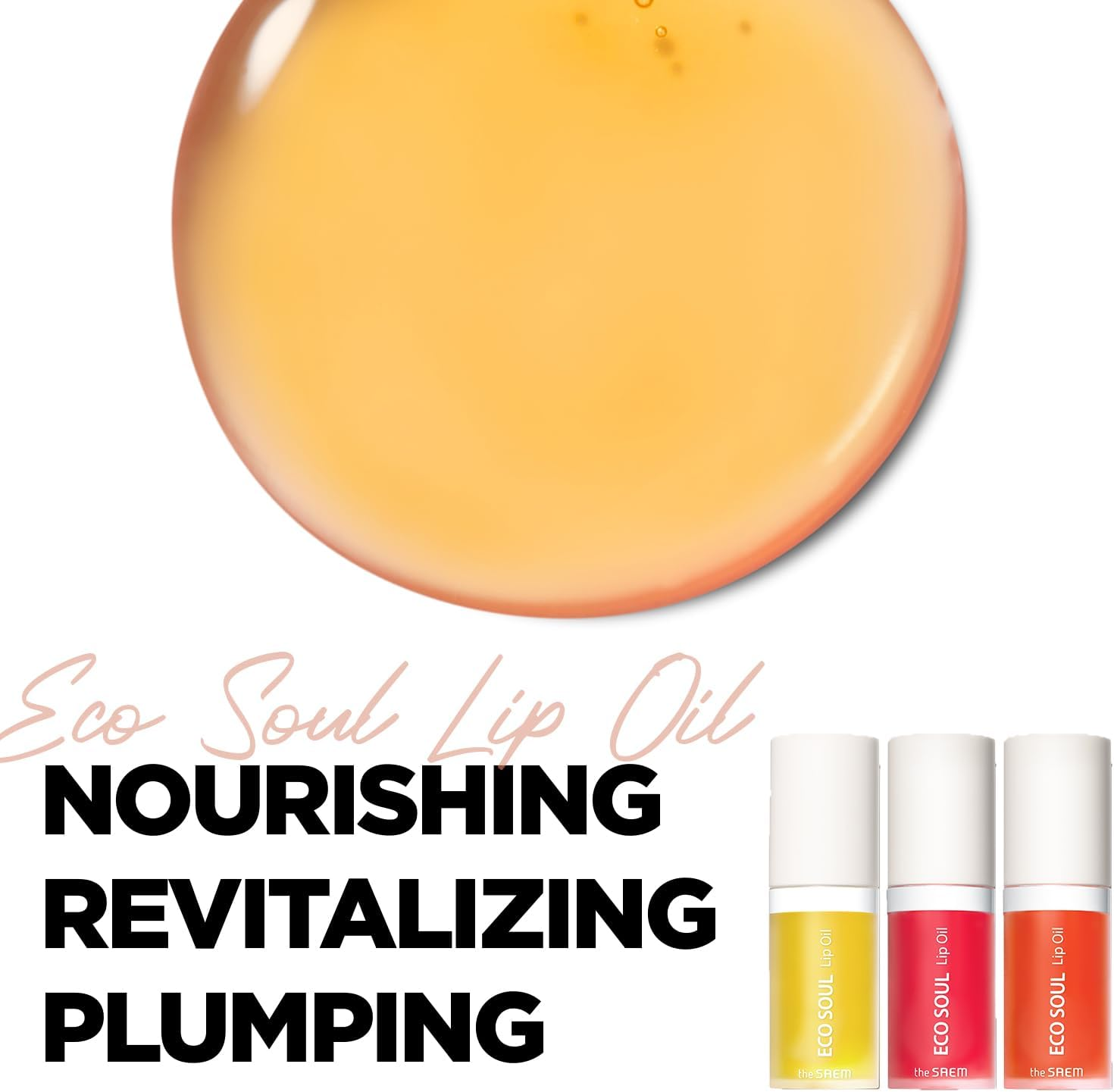 The Saem Eco Soul Lip Oil, 6 Ml, 03 Grapefruit - Yellow image number 7