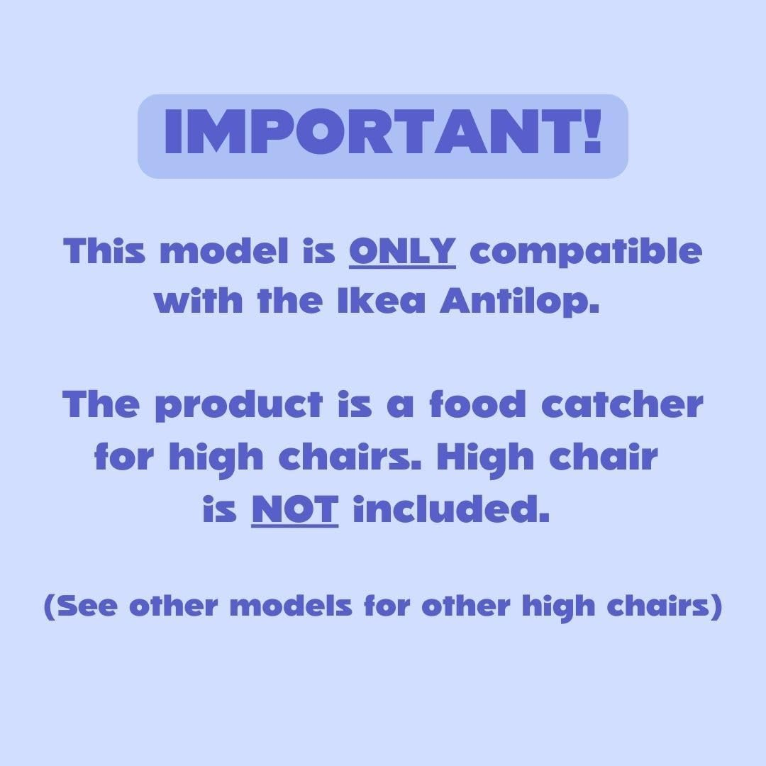 CATCHY - Food Catcher - Compatible with IKEA Antilop High Chair + 11 Other High Chairs - Highchair Sold Separately - Baby & Toddler Food & Mess Catcher - under High Chair Accessory image number 1