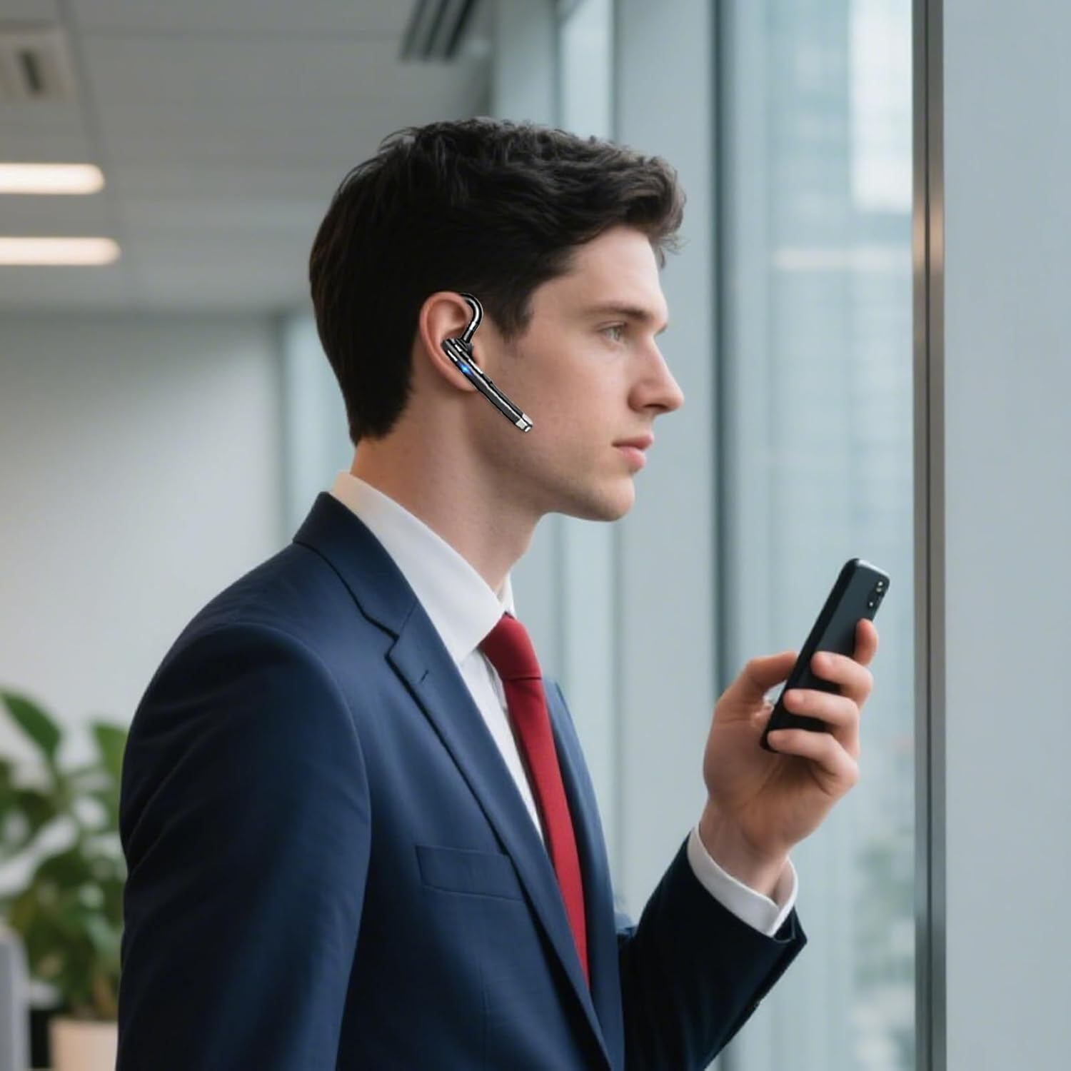 Mlqkpwy Earphones Translator | Translator Device Earbuds | Headphones Wireless Noise Reduction Translation Device for Workplace Business Travel School Learning Meeting Adults Students image number 5