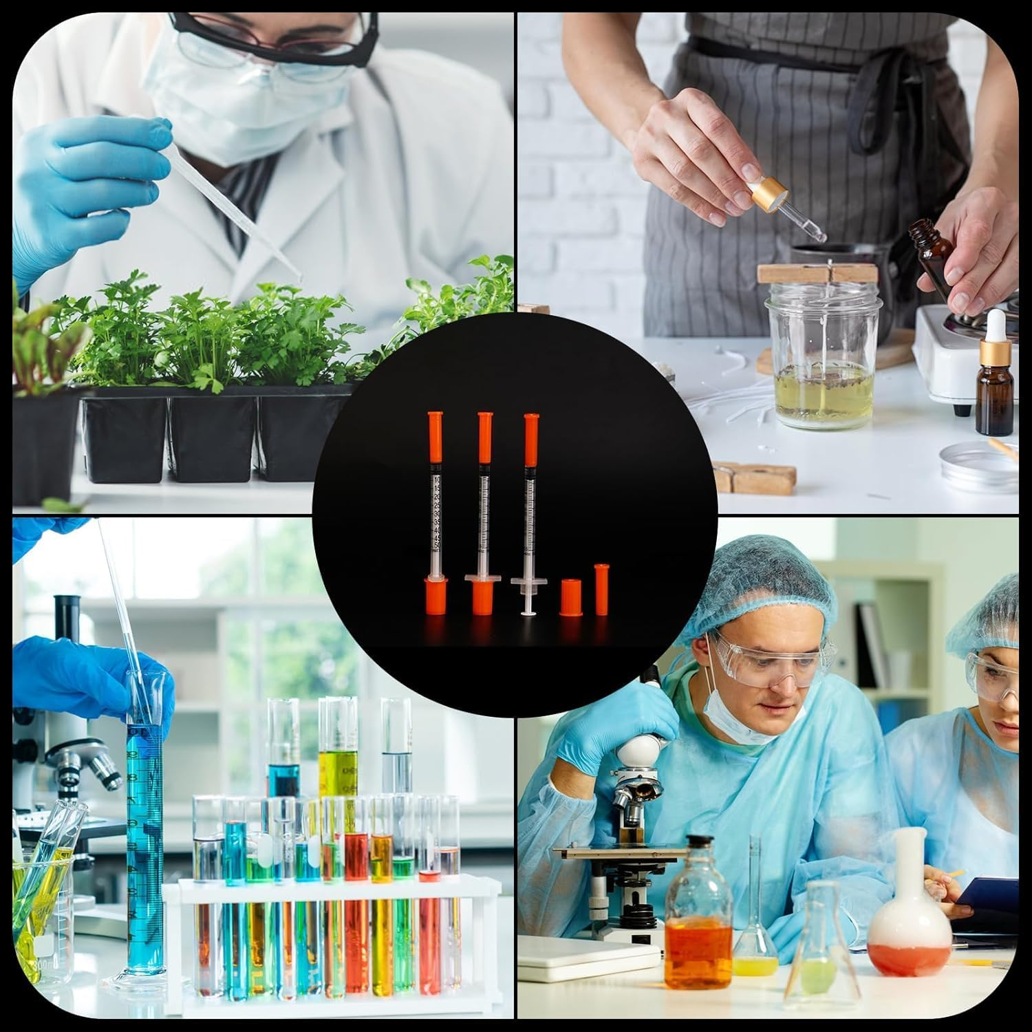 0.5Ml 31Ga 1/4-Inch (6Mm) Disposable Dropper, Sterile Individually Wrapped, Pack of 20，For Use image number 6