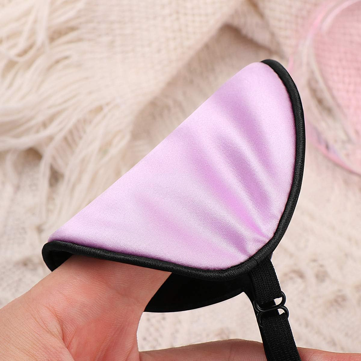 ROSENICE Eye Patch 2 Pieces Silk Elastic Eye Patches Lazy Eye Patches for Adults Lazy Eye Amblyopia Strabismus image number 1