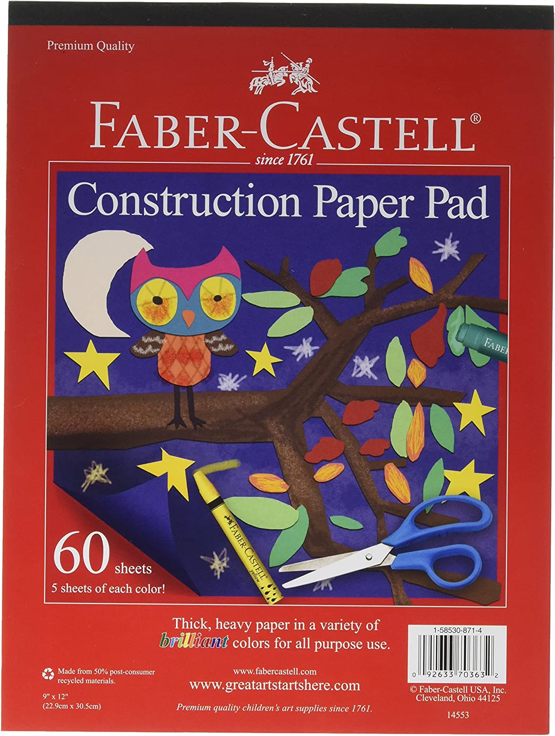 Faber-Castell Watercolor Paper Pad - 15 Sheets (9 X 12 Inches) - 12 Count (Pack Of 1), Watercolor Pad image number 2