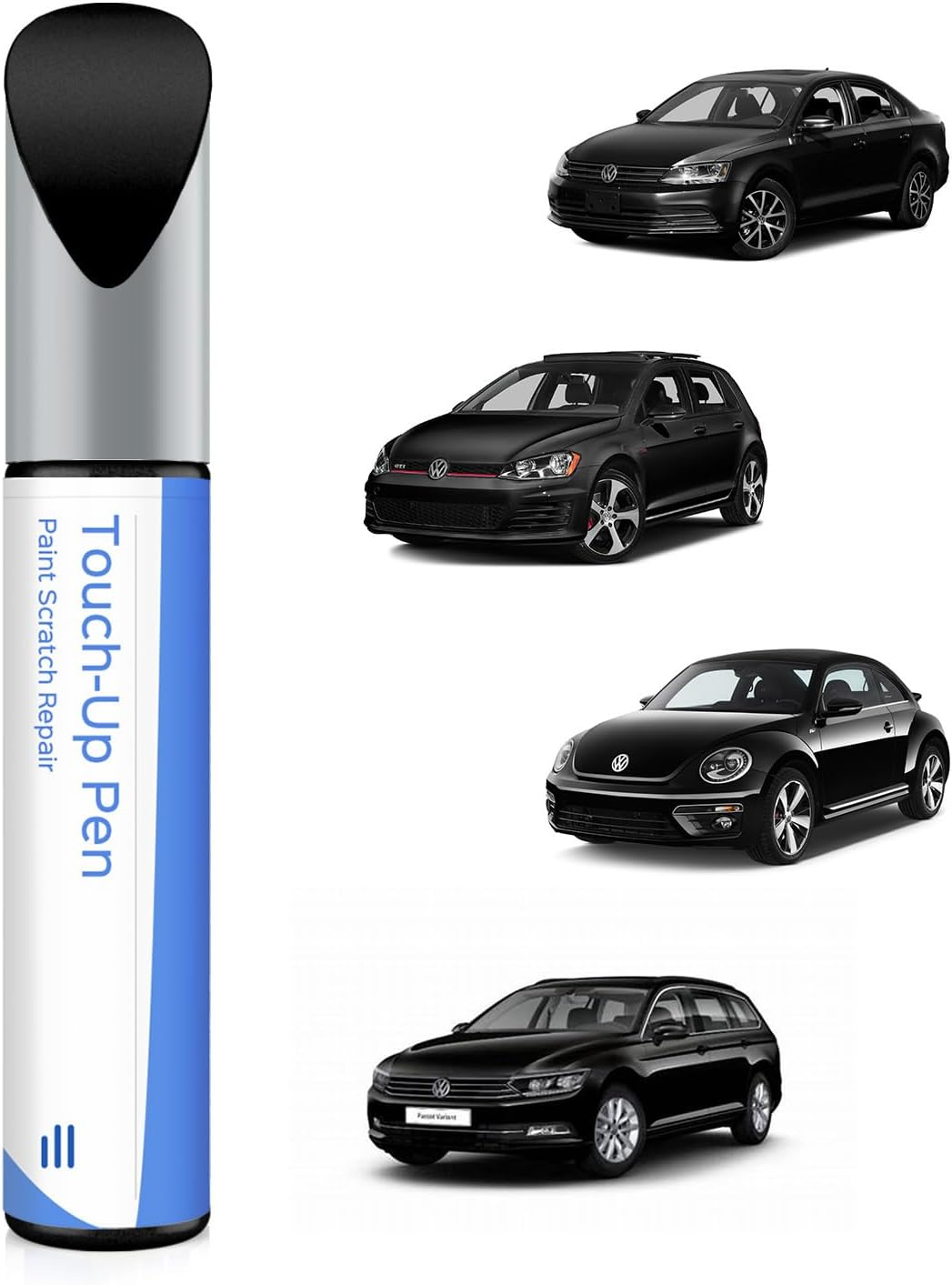 LC9A/0Q Pure White Touch up Paint Compatible with Volkswagen Exact Match Chips and Nicks Touch Up