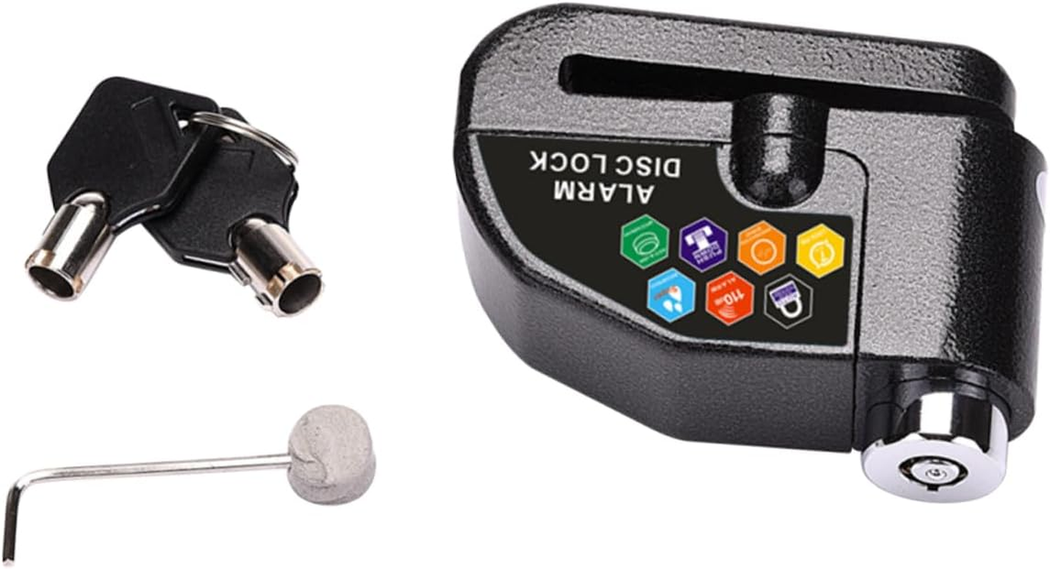 Mikinona Alarm Lock Disc Brake Lock for Motorcycle Bike Theft Alarm for Motorbike Scooter Wheel image number 5