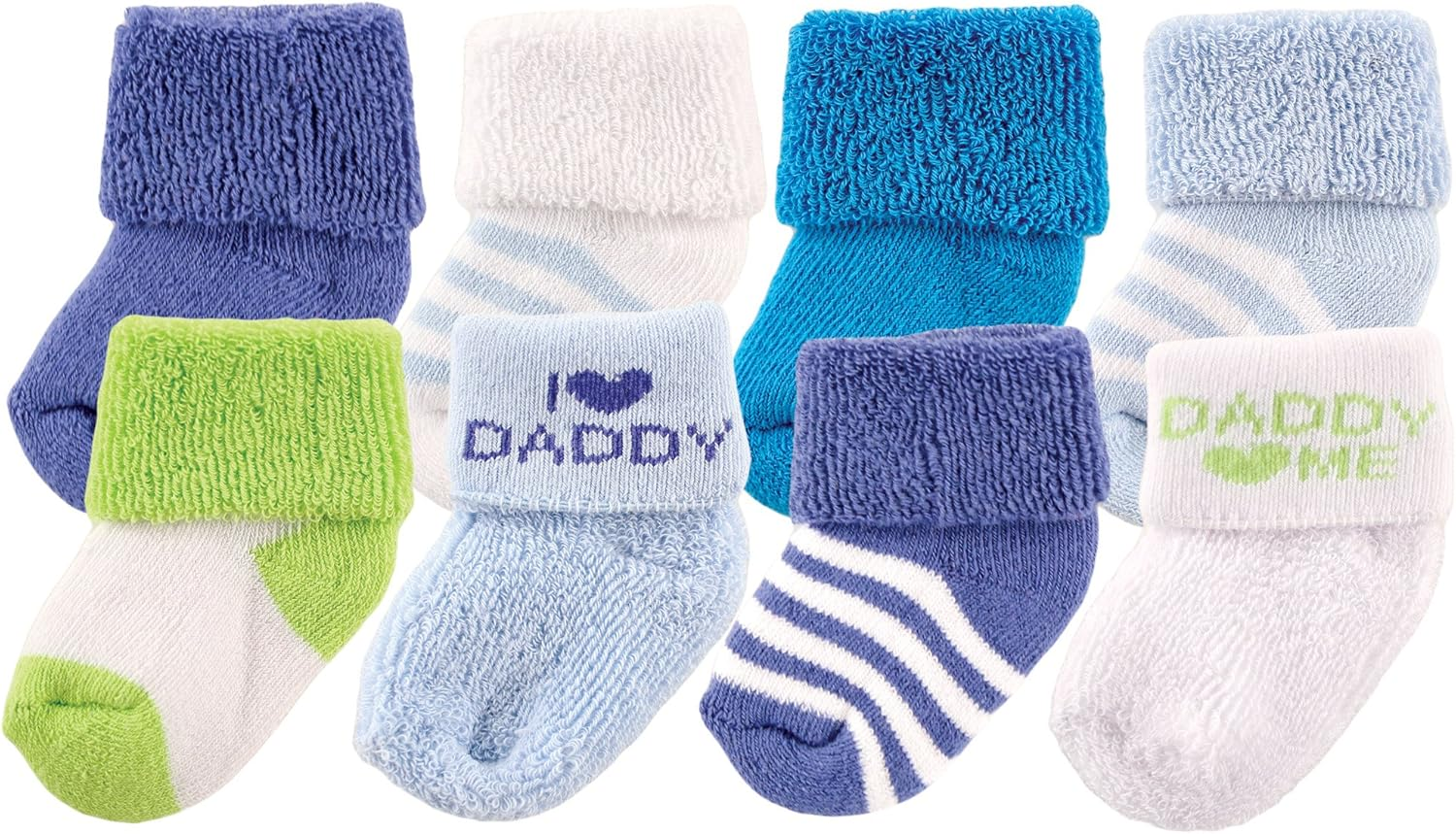 Luvable Friends Unisex Baby Newborn and Baby Terry Socks