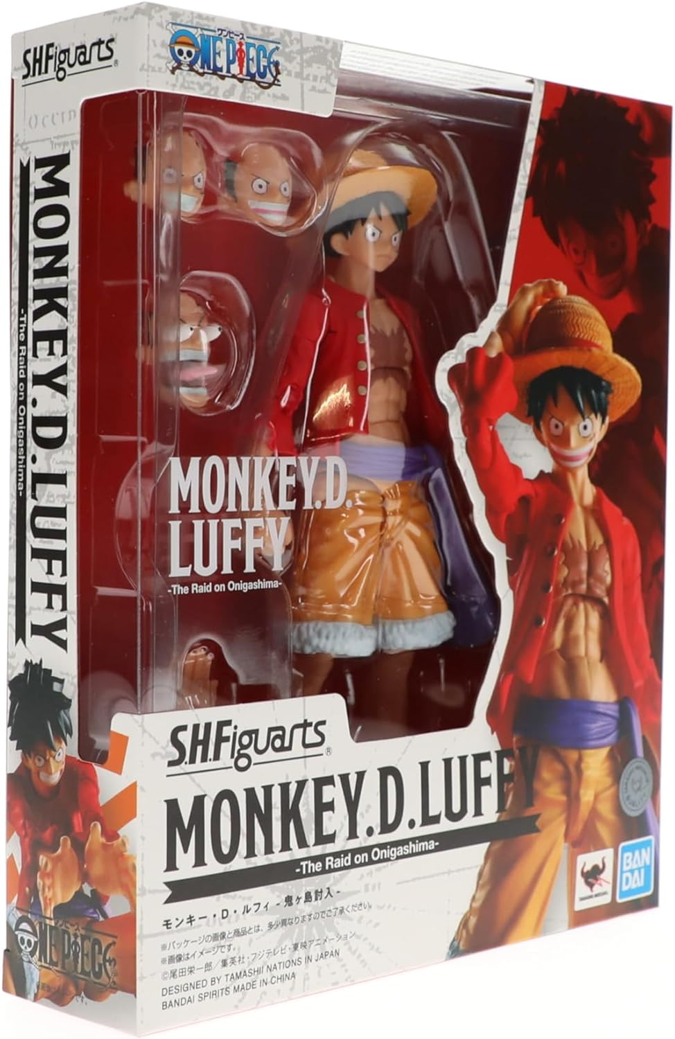 Bandai S.H. Figuarts Monkey D. Luffy - Raid into Onigashima Action Figure image number 3