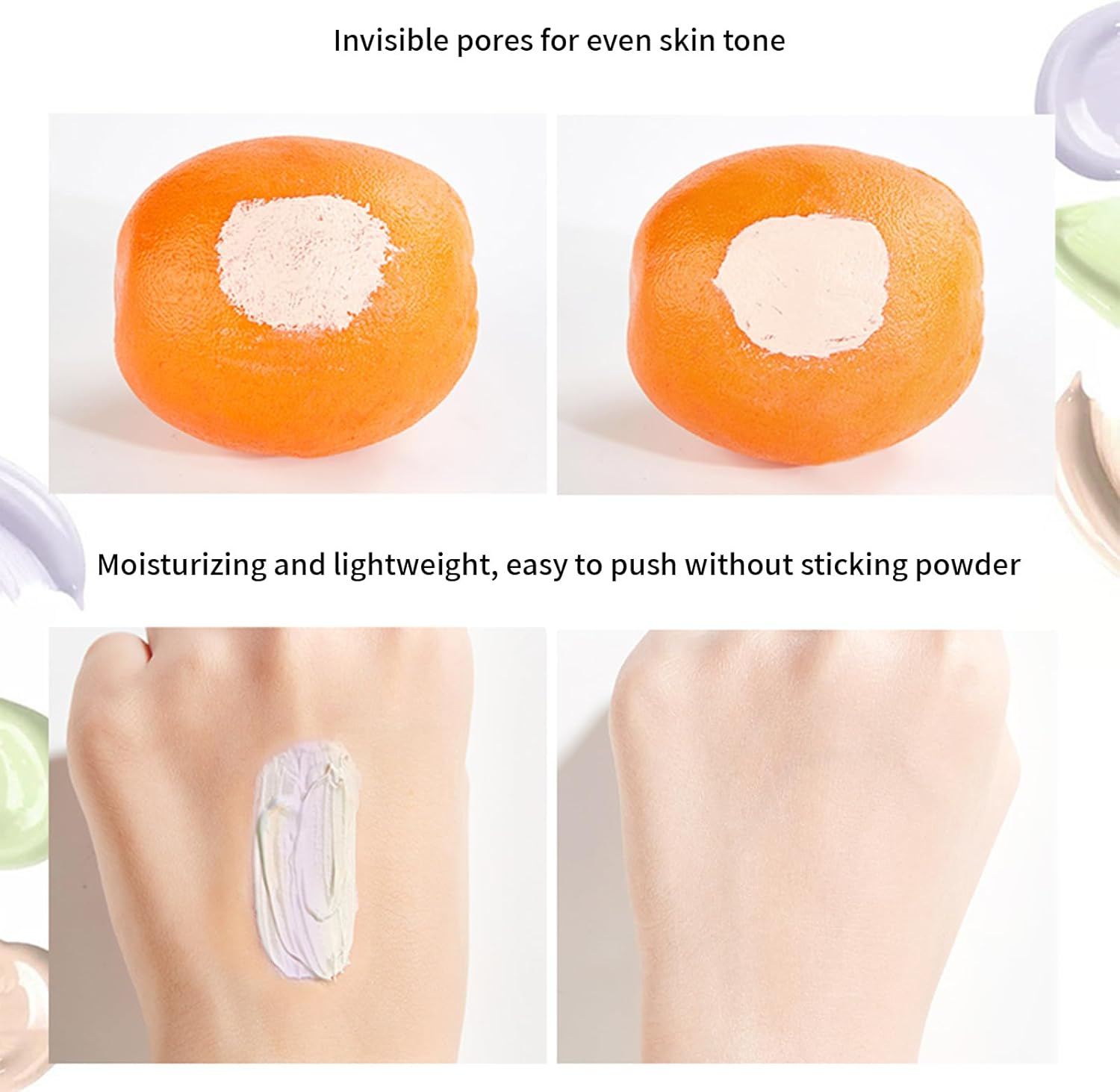 TBTFW 3 in 1 Primer for Face before Makeup, ​​One Step Color Corrector, Oil Control​​ Waterproof & Sweat-Proof​​, Suitable for All Skin Types image number 6