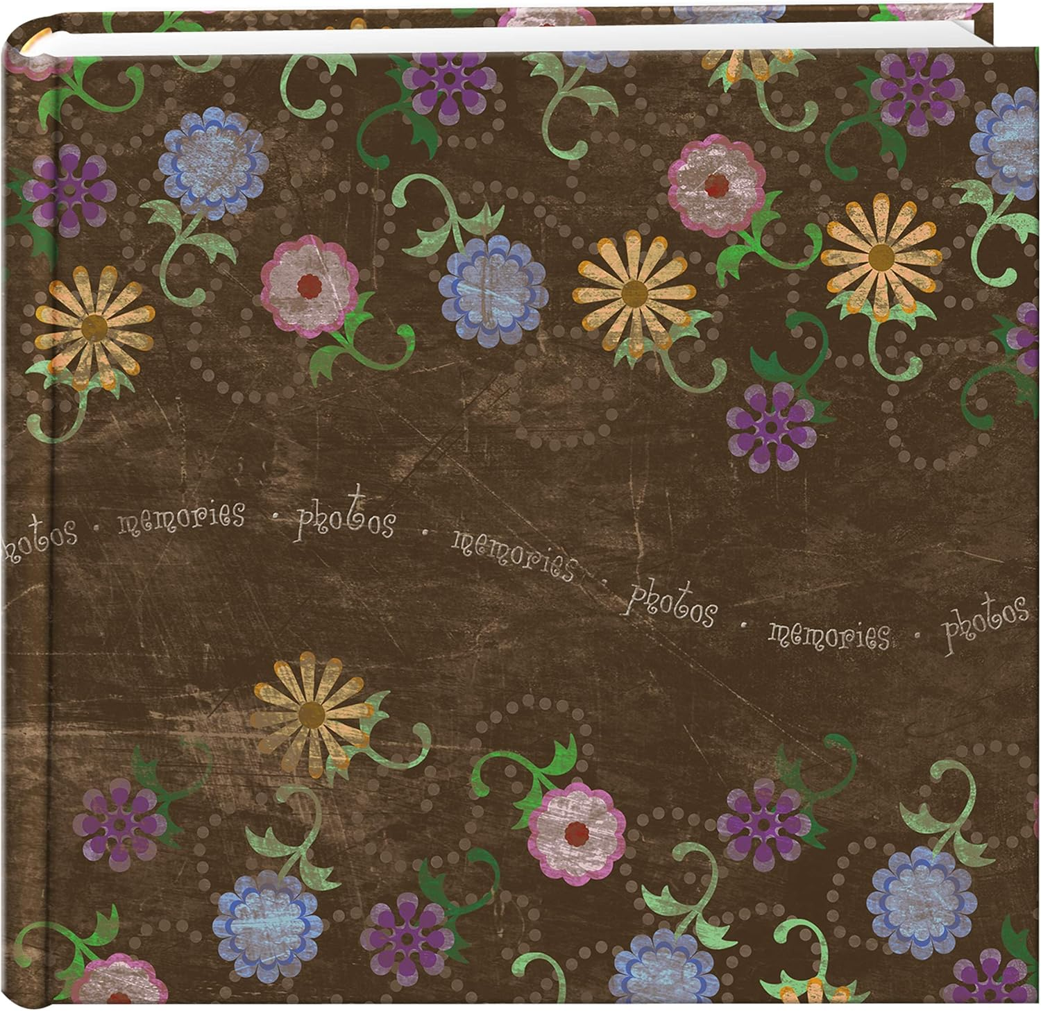 Designer 200 Pkt 4X6 Photo Album, Aged Floral