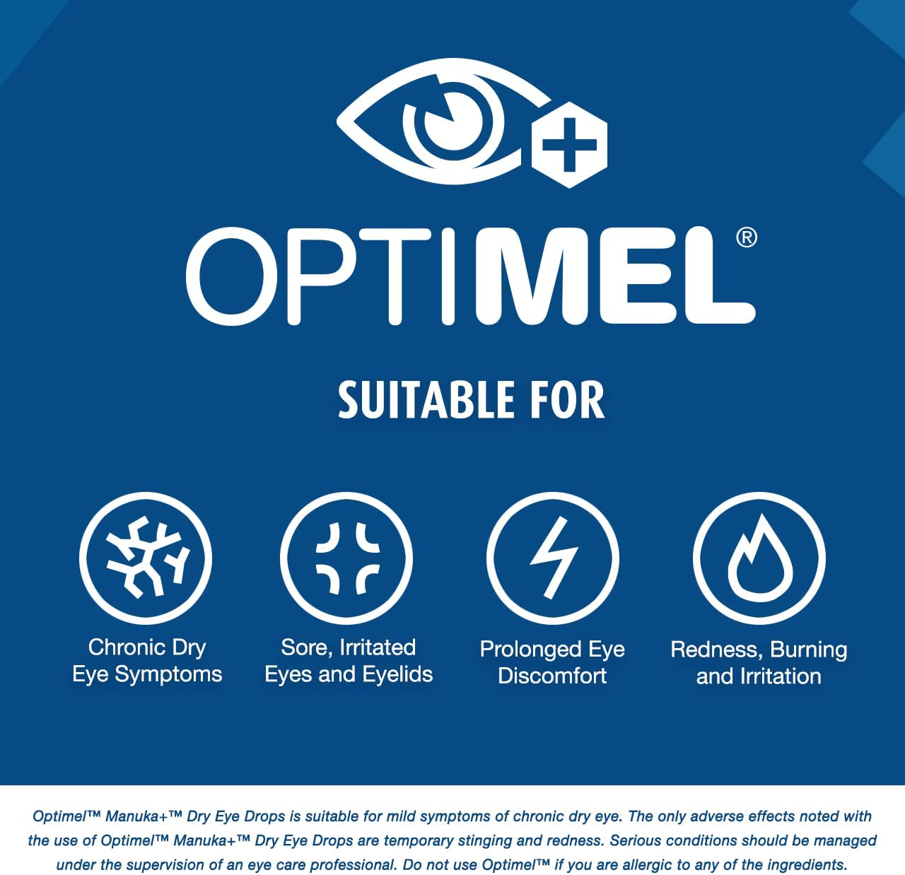 Optimel Manuka+ Dry Eye Drops 10Ml image number 1