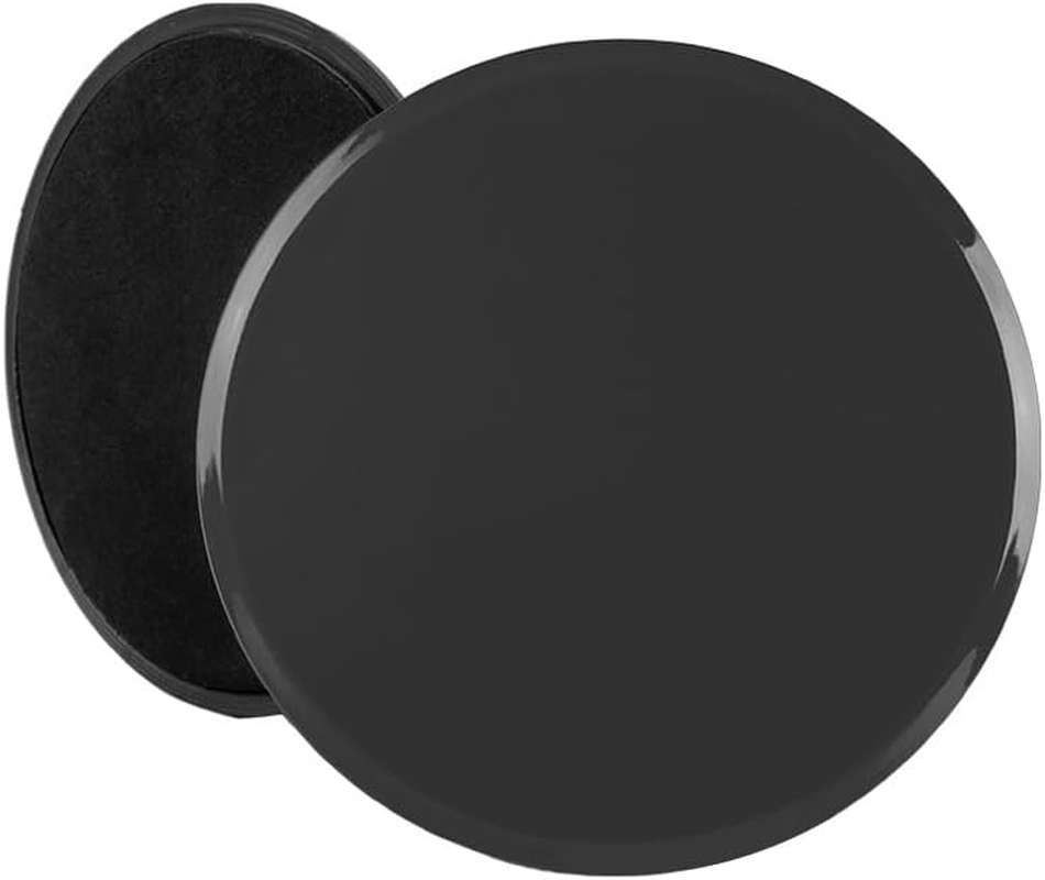 JZS Core Exercise Sliders for Home Workouts 2 Pack &ndash; Dual Sided Fitness Discs for Pilates Core Training and Full Body Workouts