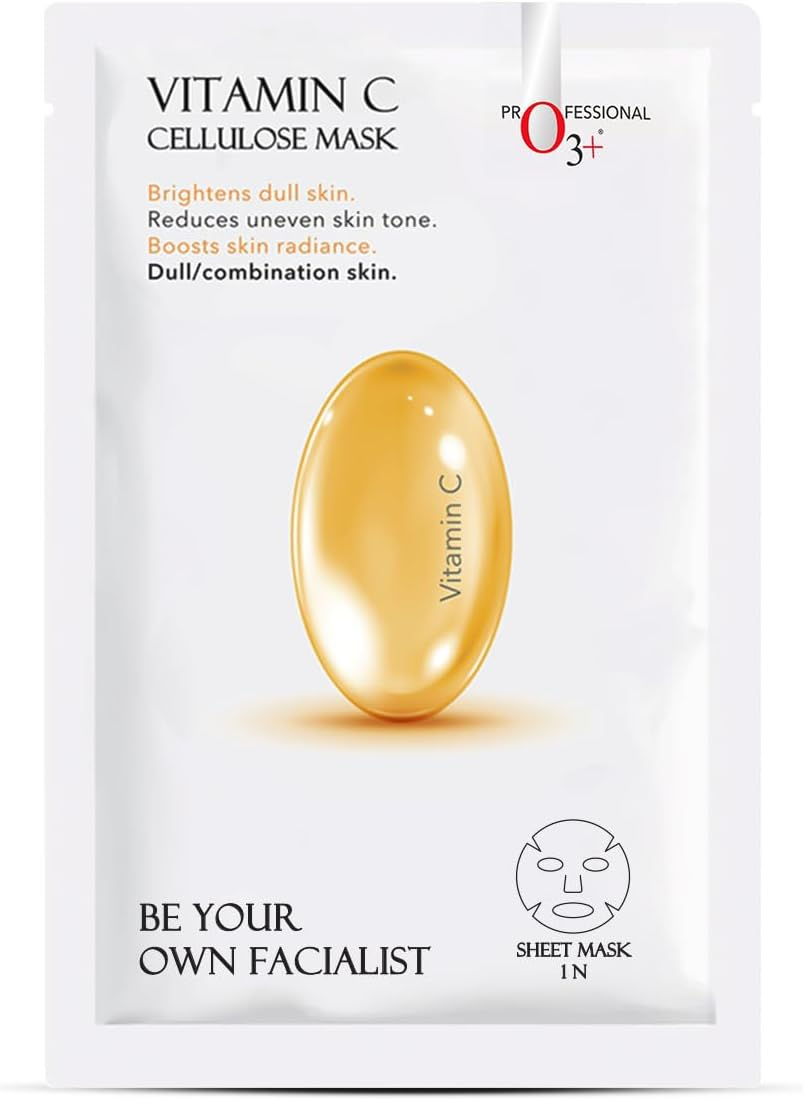 O3+ Facialist Vitamin C Cellulose Sheet Mask for Pigmentation and Uneven Skin (30G) image number 2