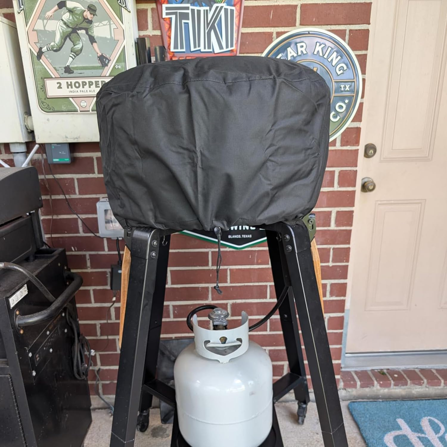 Pizza Oven Cover for Gozney Arc XL, Heavy Duty 600D Waterproof Outdoor Table Top Pizza Oven Accessories for Gozney Arc XL Gas Pizza Oven Cover Black image number 1