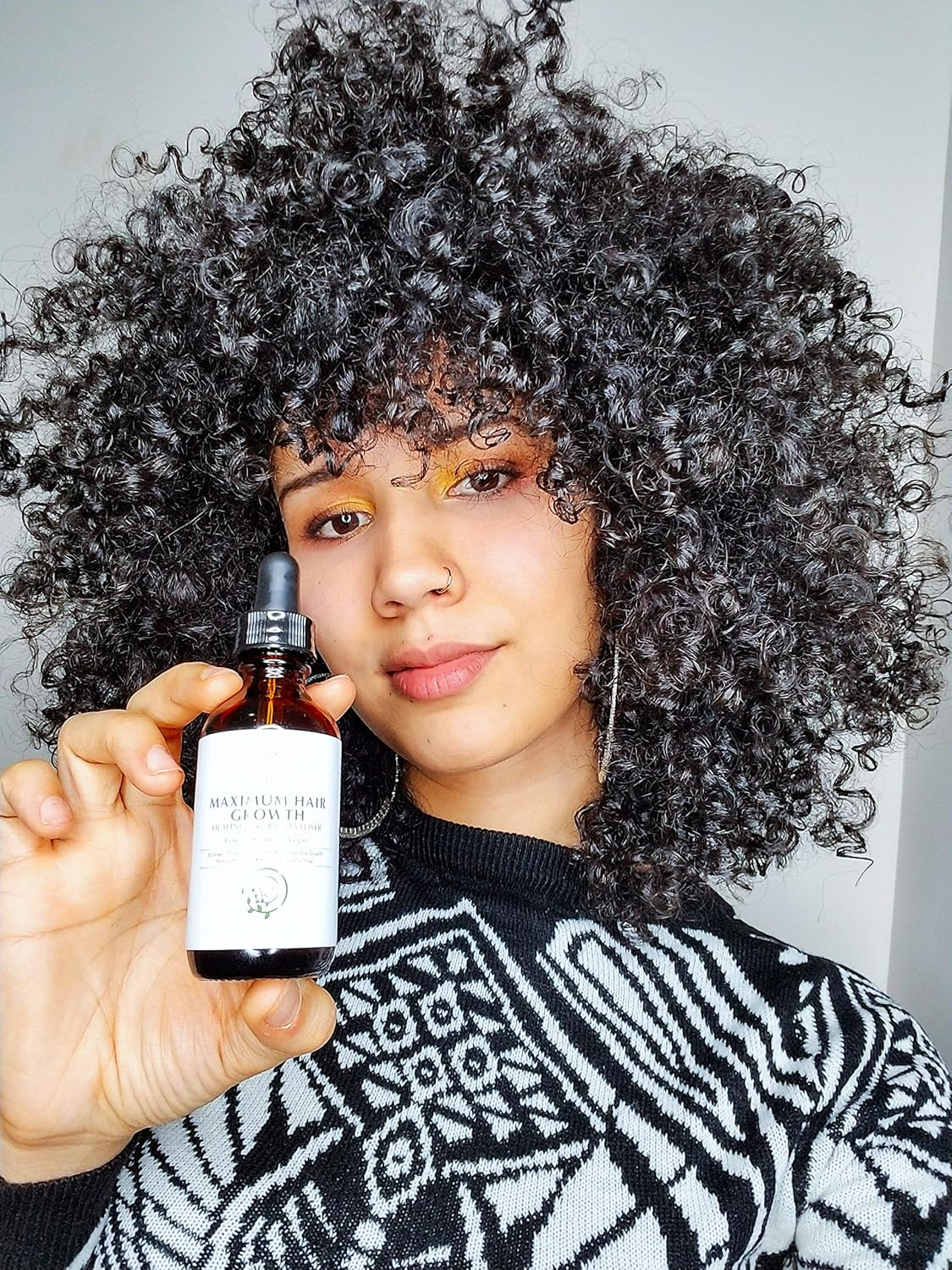 Noa'S Choice ORGANIC Ayurvedic Hair Growth Formula, for FULLER, Longer,Thicker, Healthier Hair. Revive Your Hair and Scalp TODAY! Best Treatment for Hair Loss & Thinning Hair 2.1Oz image number 3