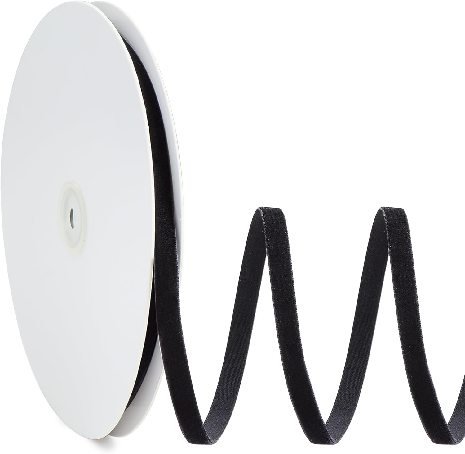 1-1/2 Inch Wide X 25 Yards Red Velvet Ribbon, Velvet Ribbons for Gift Wrapping, Christmas Wrapping Bows, Wedding Decor, Sewing and More