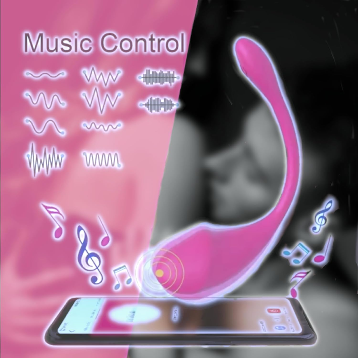 Zenvibe Rabbit Vibrator Sex Toy Women Bluetooth App Control Wearable Couple with 10 Vibrations Long Distance Rechargeable Waterproof Vibrator Clitoris Stimulator Erotic Massager Wearable Panty Device, Discreet, Quiet and Fun image number 4