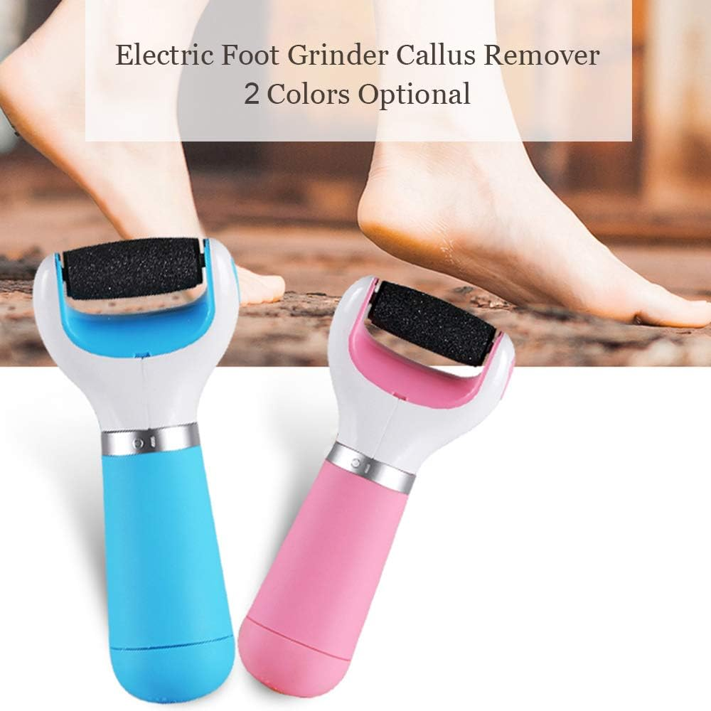 Yasao Electric Foot Grinder with Roller Head Battery Powered Portable Feet File Pedicure Tool Foot Scrubber Callus Remover for Dead Hard Cracked Dry Skin image number 3