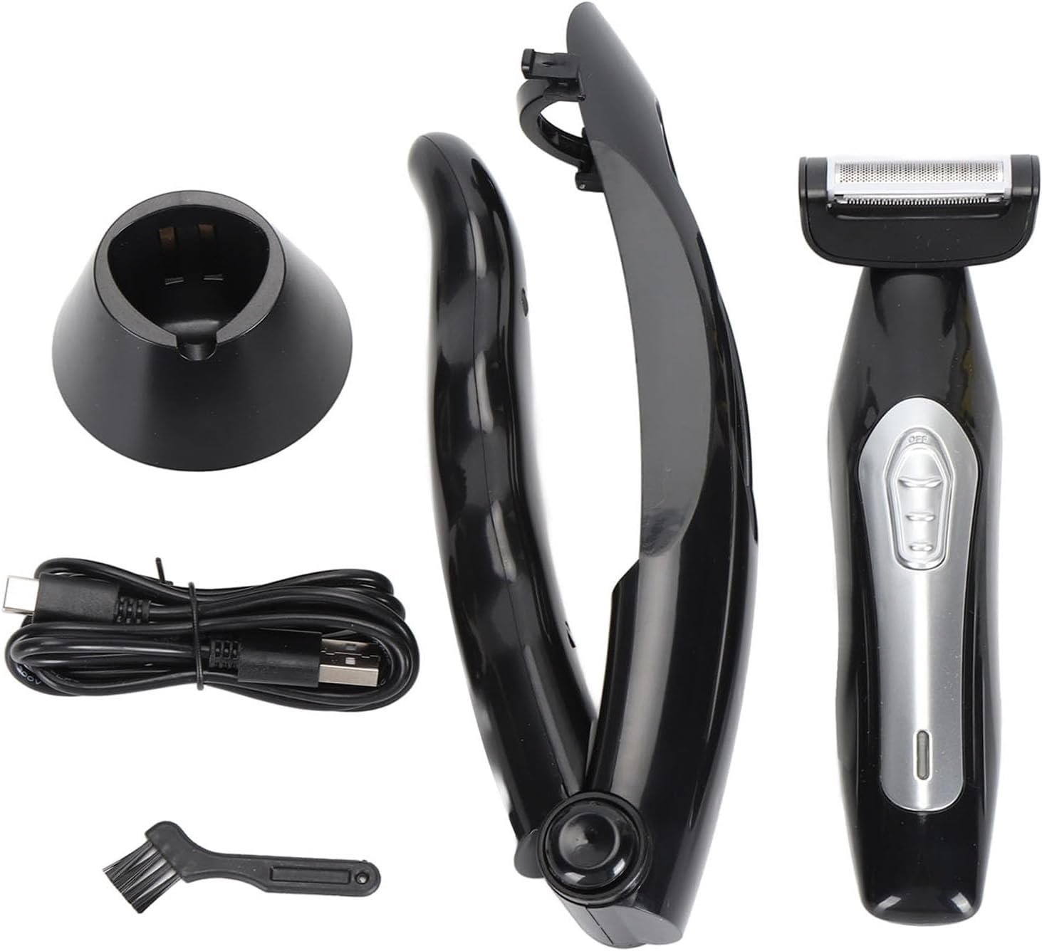 Hair Trimmer for Men, Back Groomer for Men, Removable Long Handle, Power Burst, Ergonomic, Rechargeable, Multifunctional for Daily Use image number 6