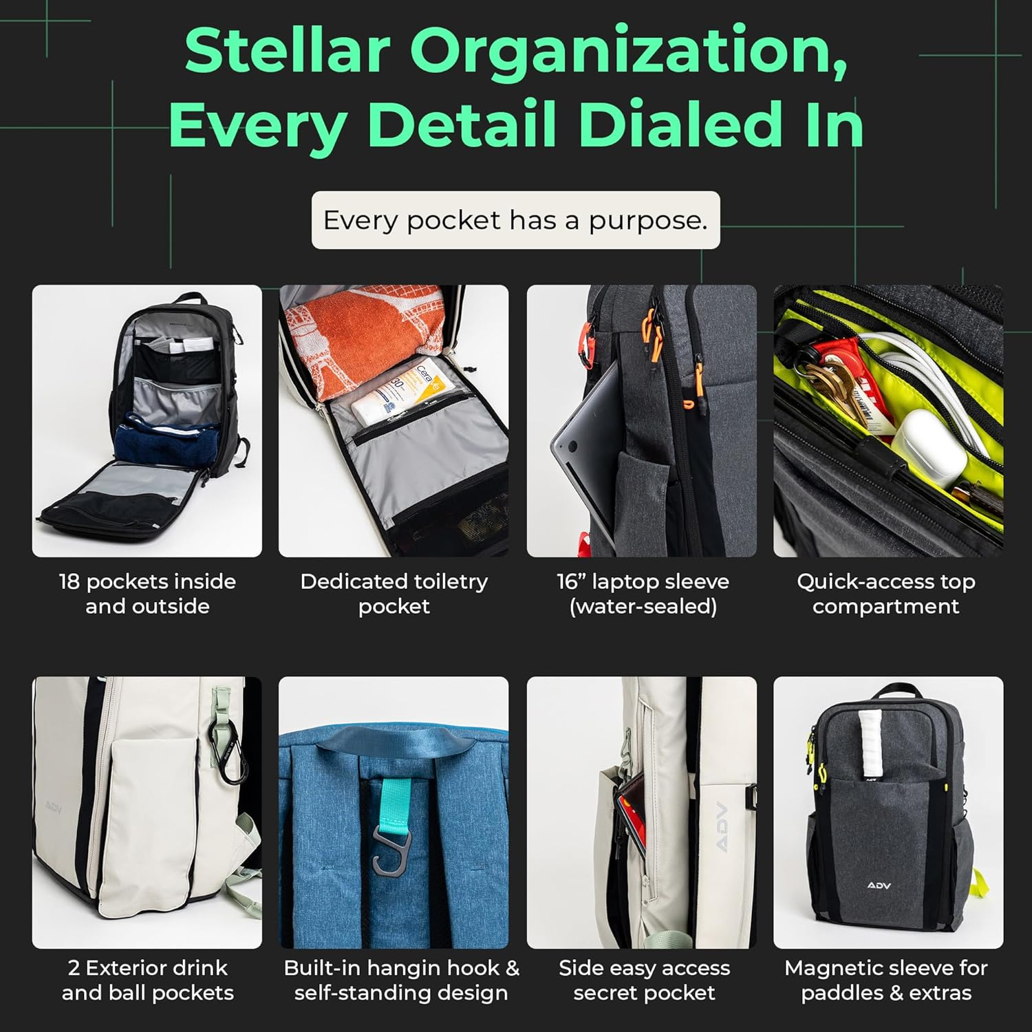 ADV Tennis Backpack image number 1