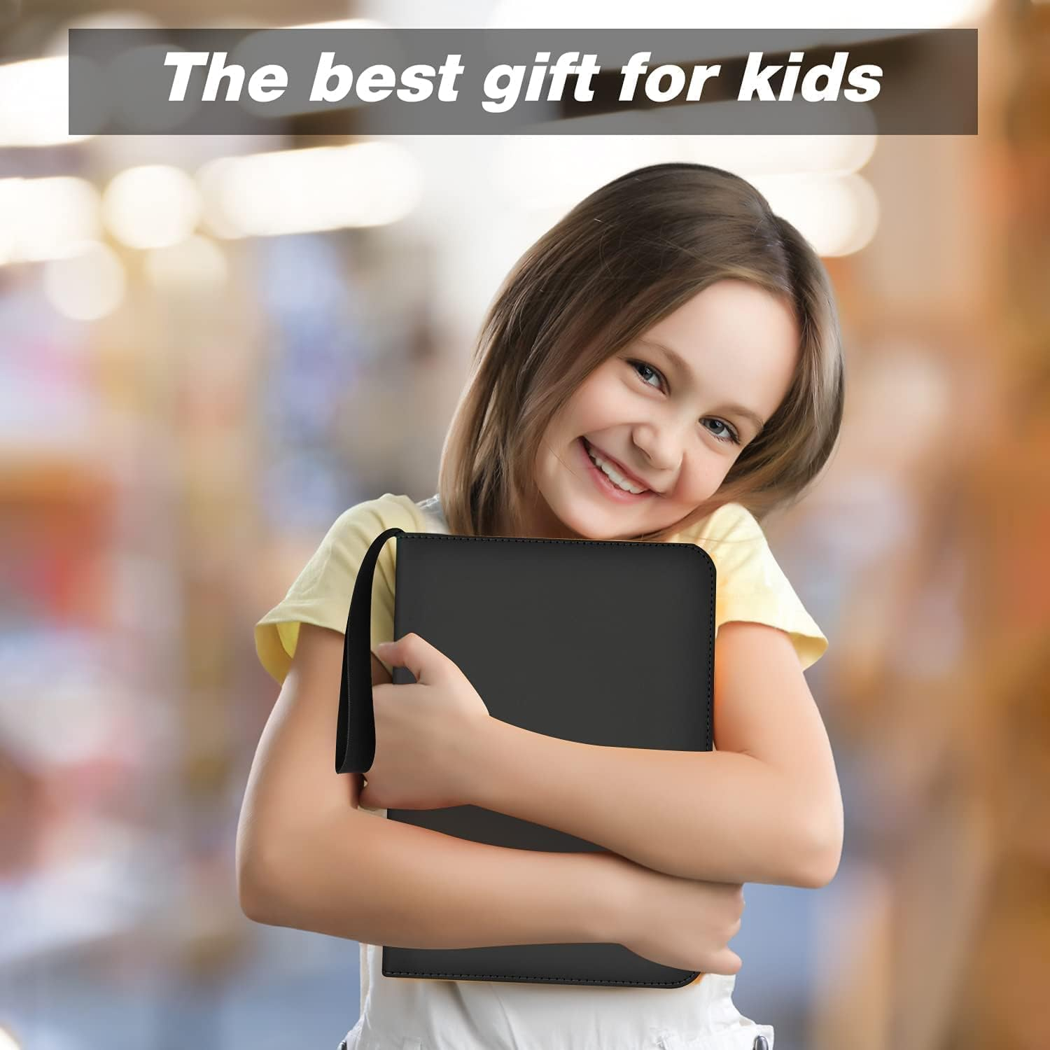 Card Binder for Trading Cards, 4-Pocket Pages Sleeves 400 Pockets Card Binders Holder Folder Album Book Protectors, Fit for PKMN Trading Cards and TCG Yugioh MTG Baseball Cards image number 5