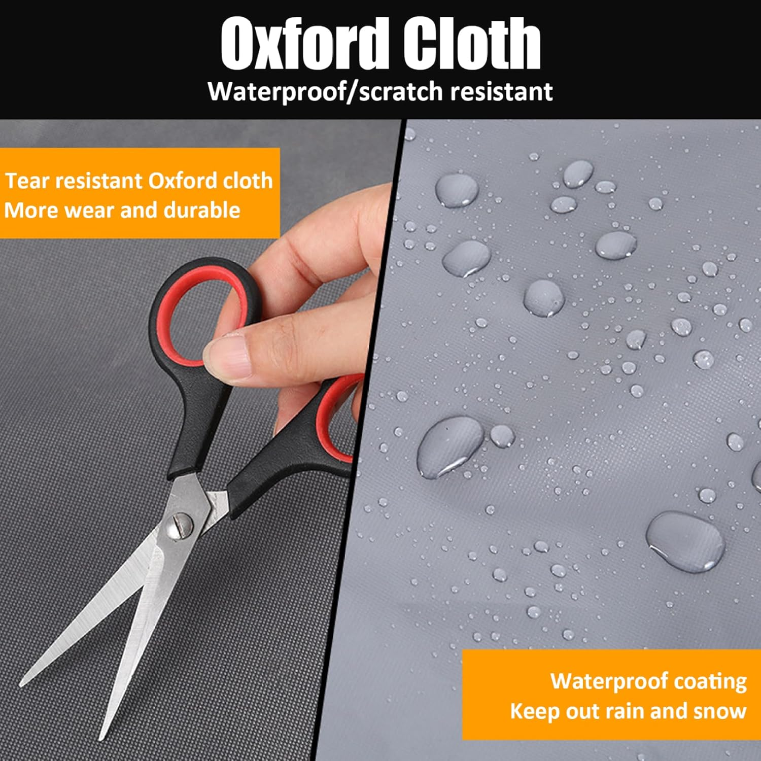 Generator Covers Heavy Duty 600D Oxford Cloth Generator Covers While Running, Water/Snow/Uv/Wind Proof Generator Covers, 20X26X20 Inch Portable Generator Covers for Outside image number 2